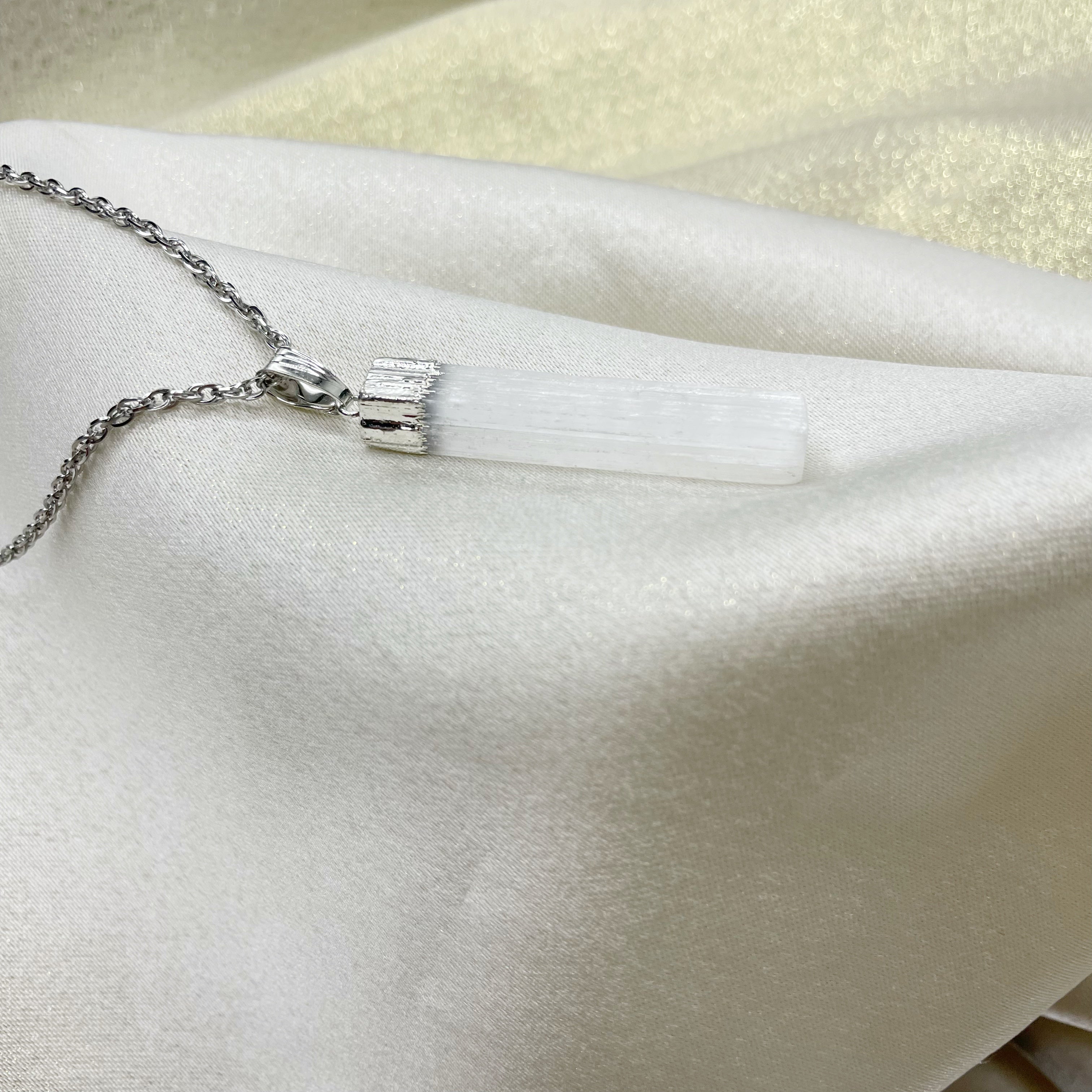 Collana Selenite Barretta
