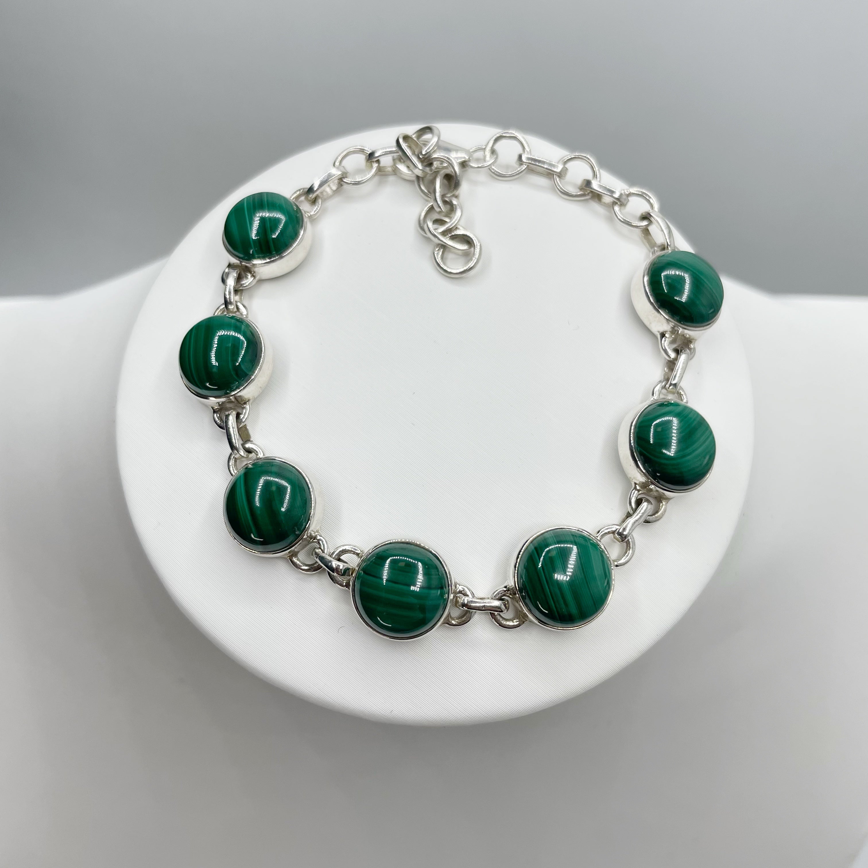Bracciale Malachite e Argento 925