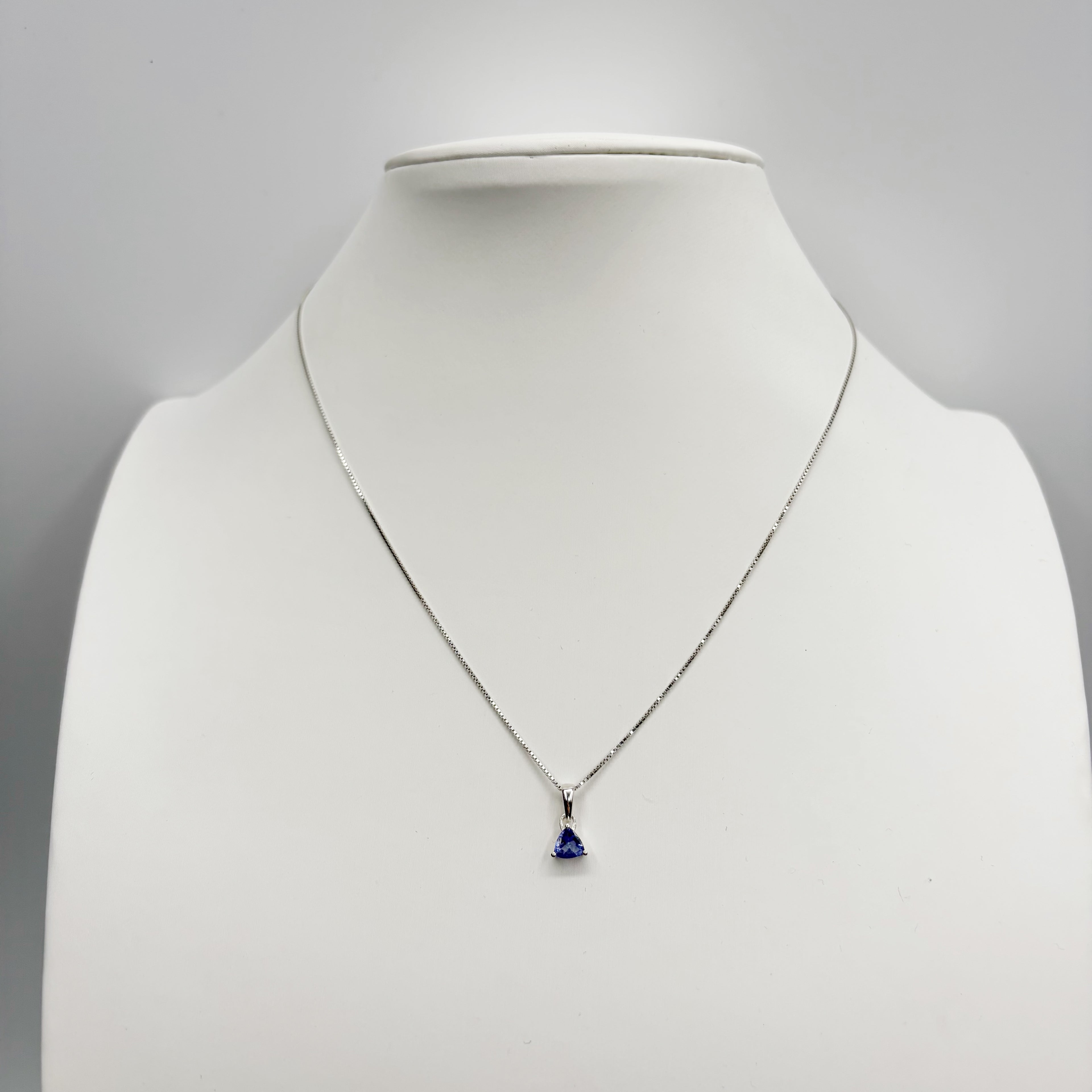 Ciondolo Punto Luce Tanzanite - Argento 925