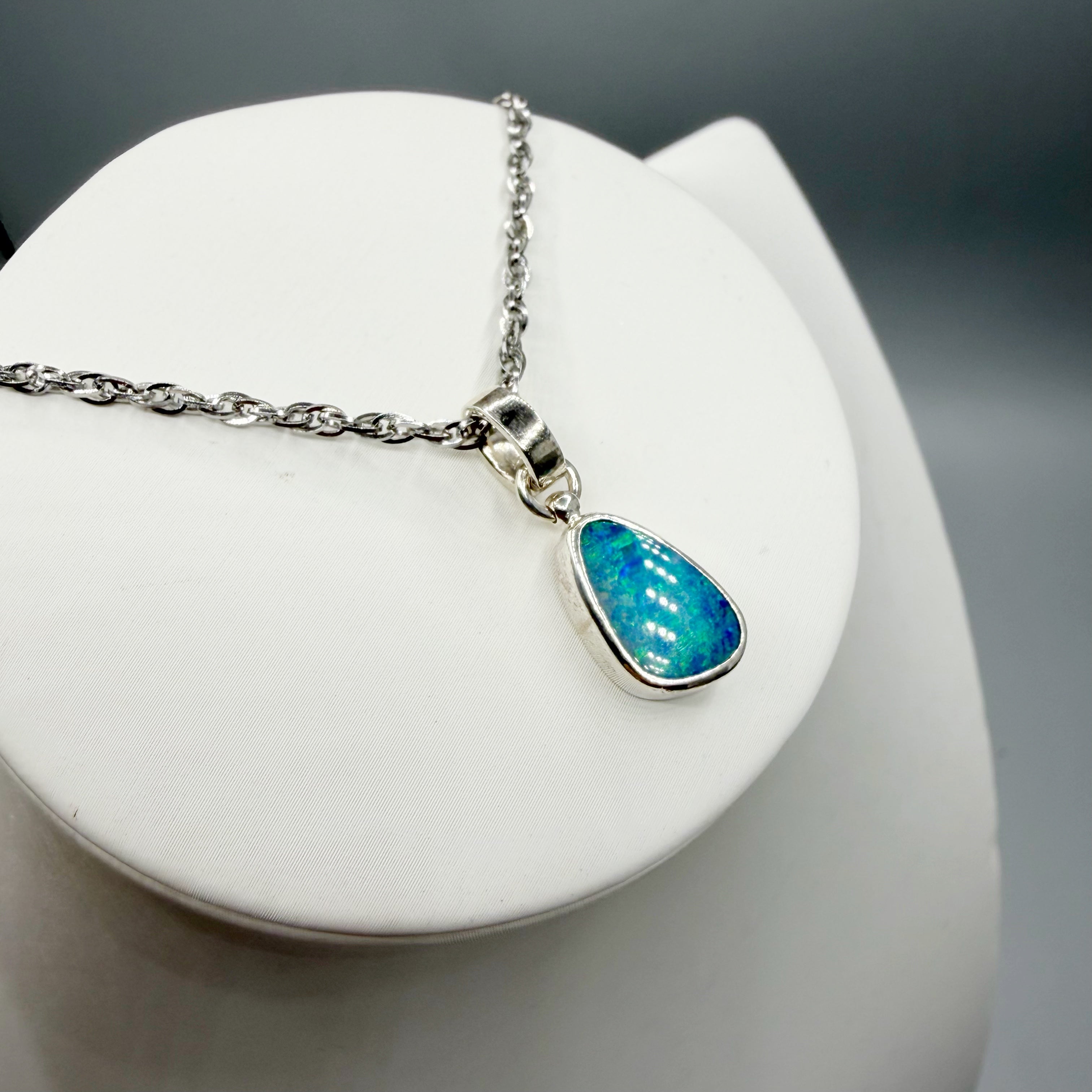 Ciondolo Opale Australiano - Argento 925