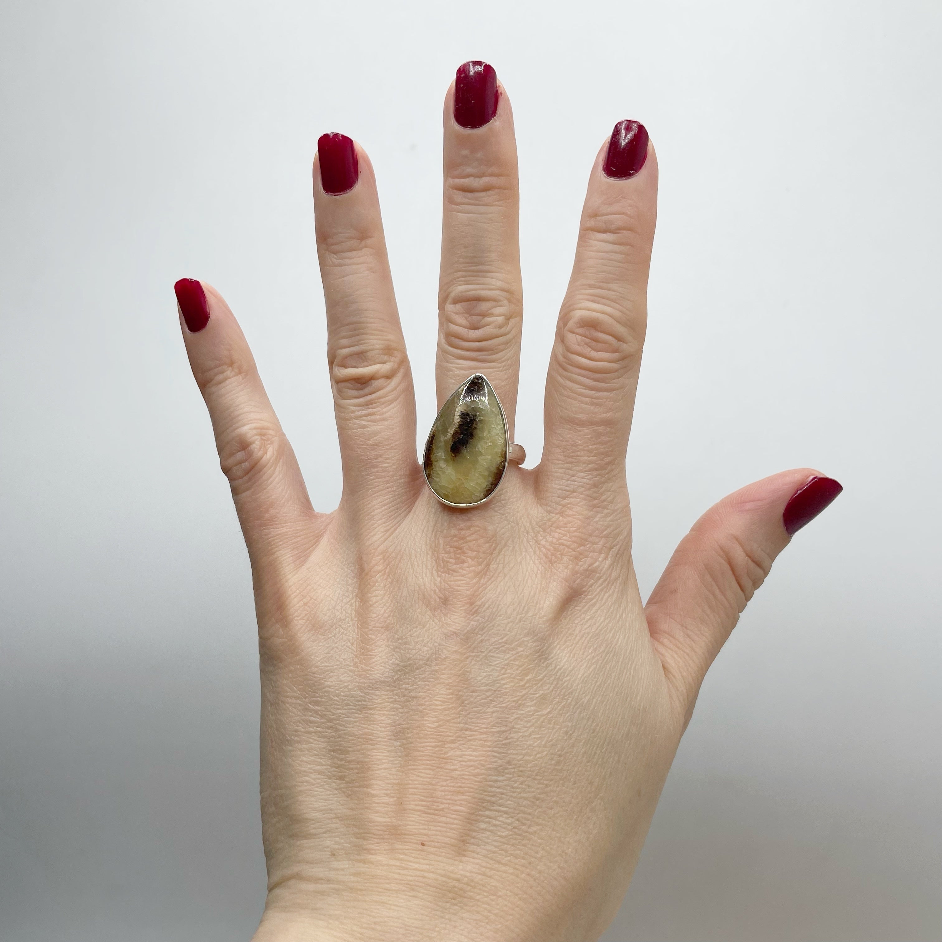 Anello Septaria a Goccia - Argento 925