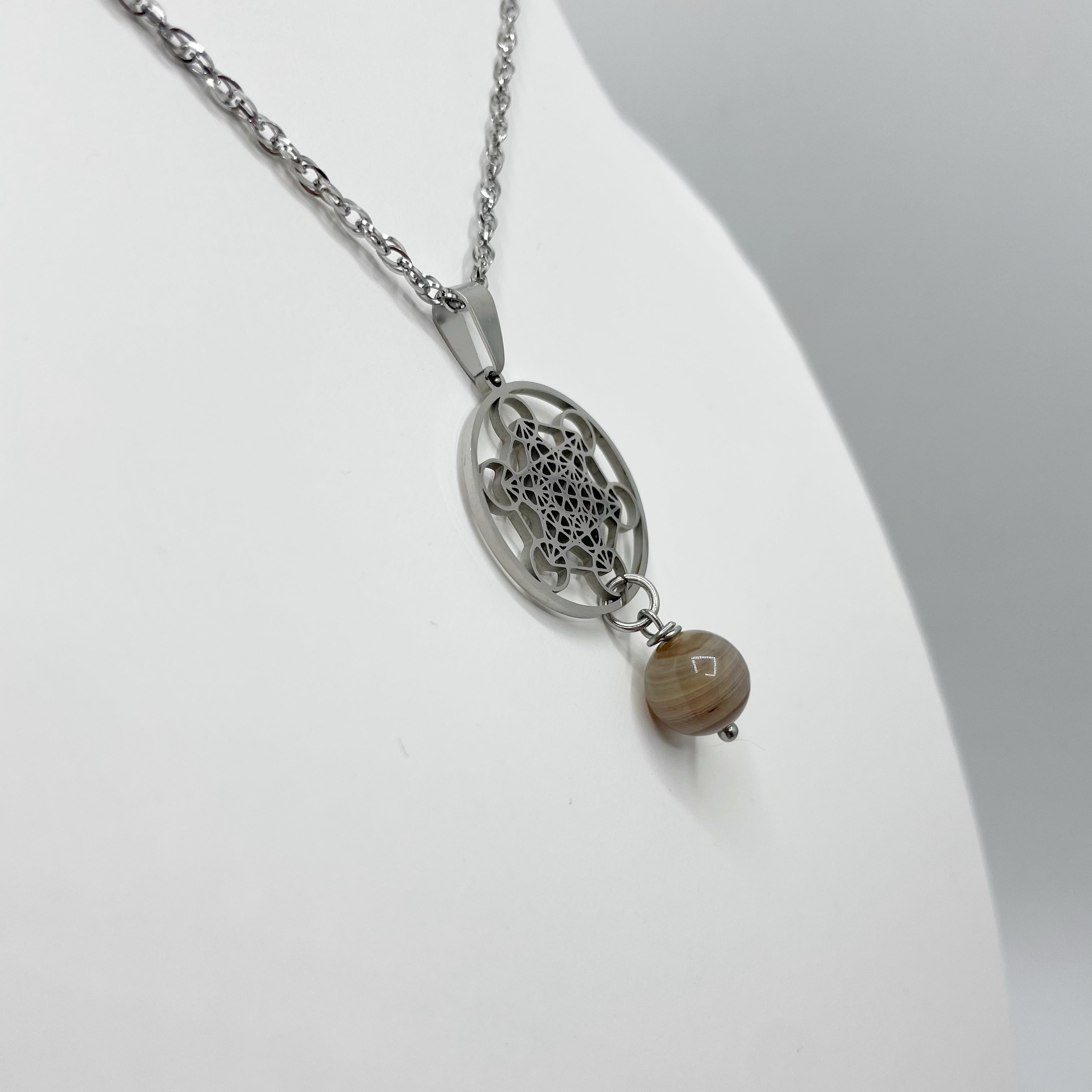 Collana Occhio di Shiva e Cubo di Metatron