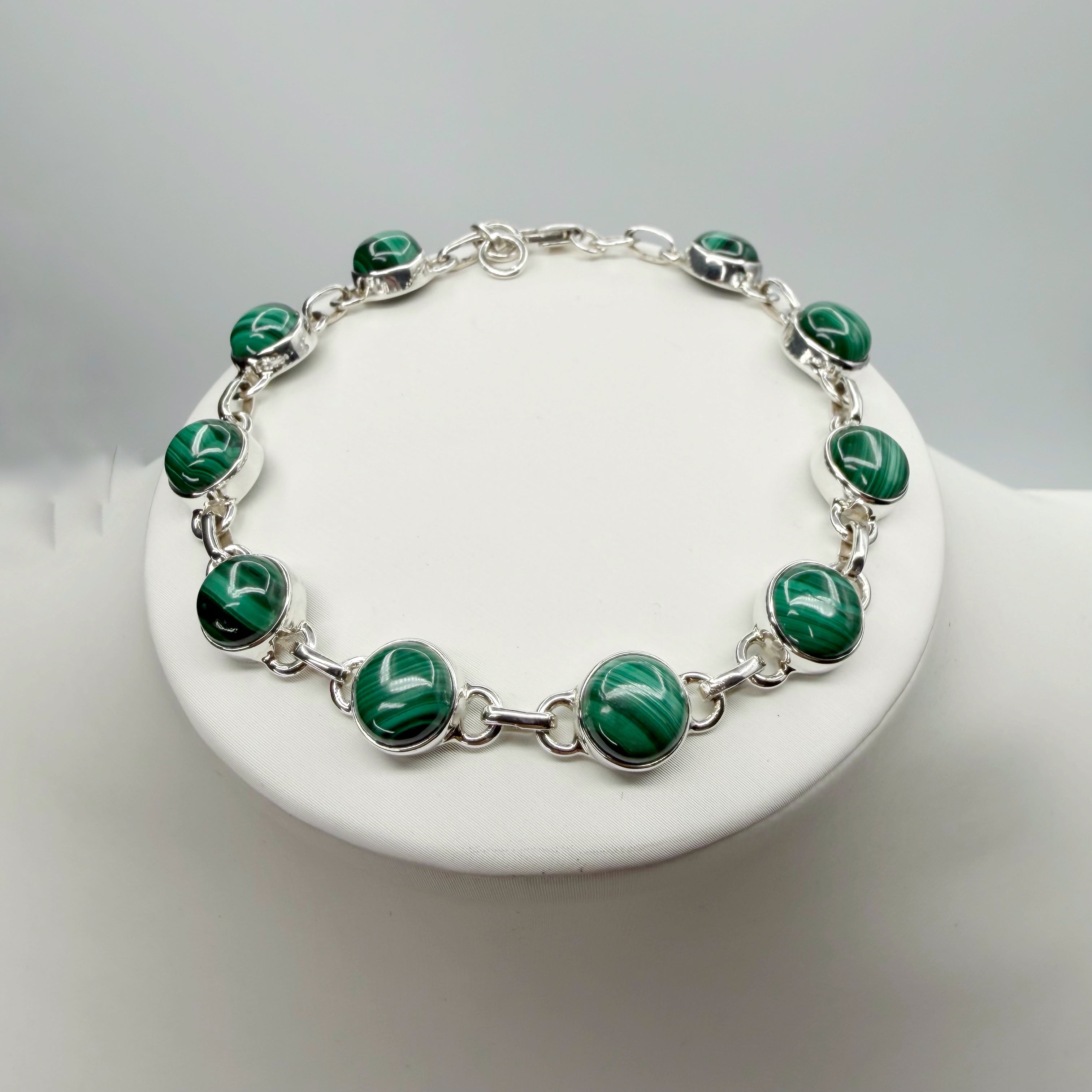 Bracciale Malachite e Argento 925