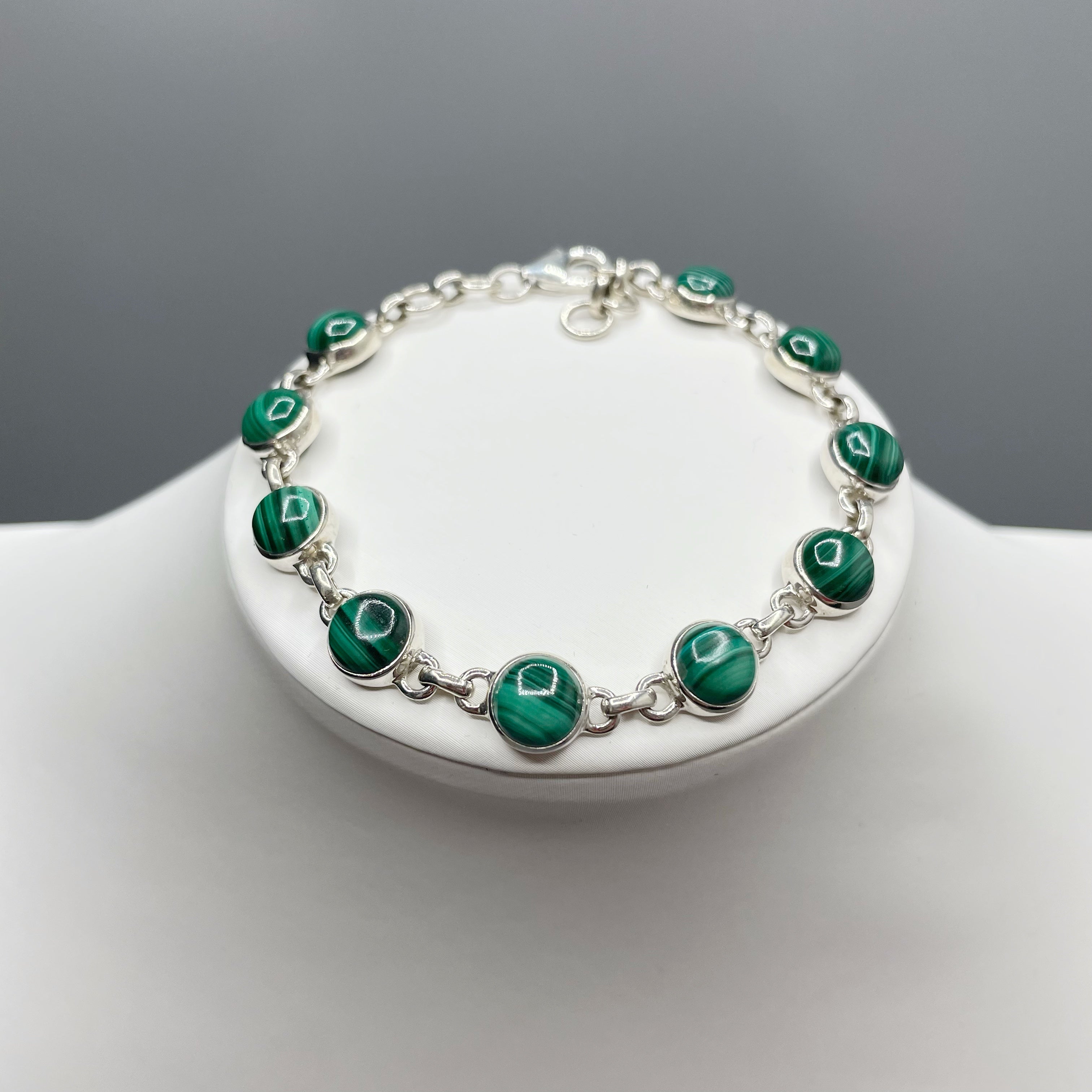 Bracciale Malachite e Argento 925