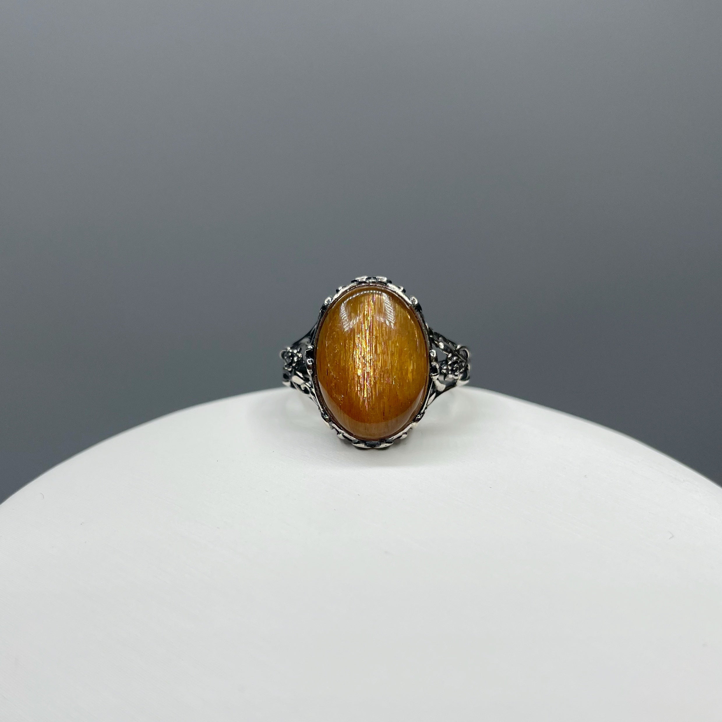 Anello Pietra del Sole e Argento 925