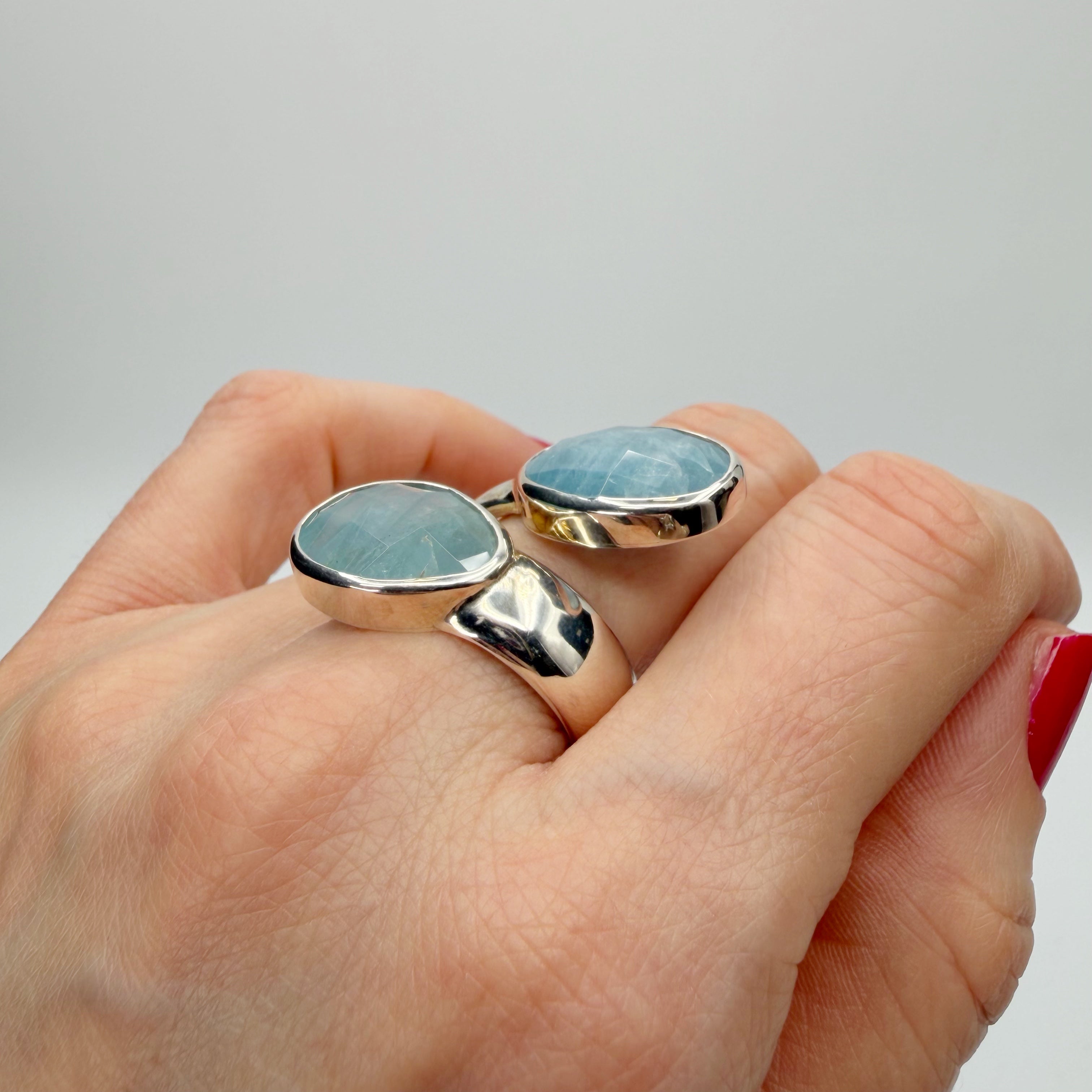 Anello Acquamarina e Argento 925