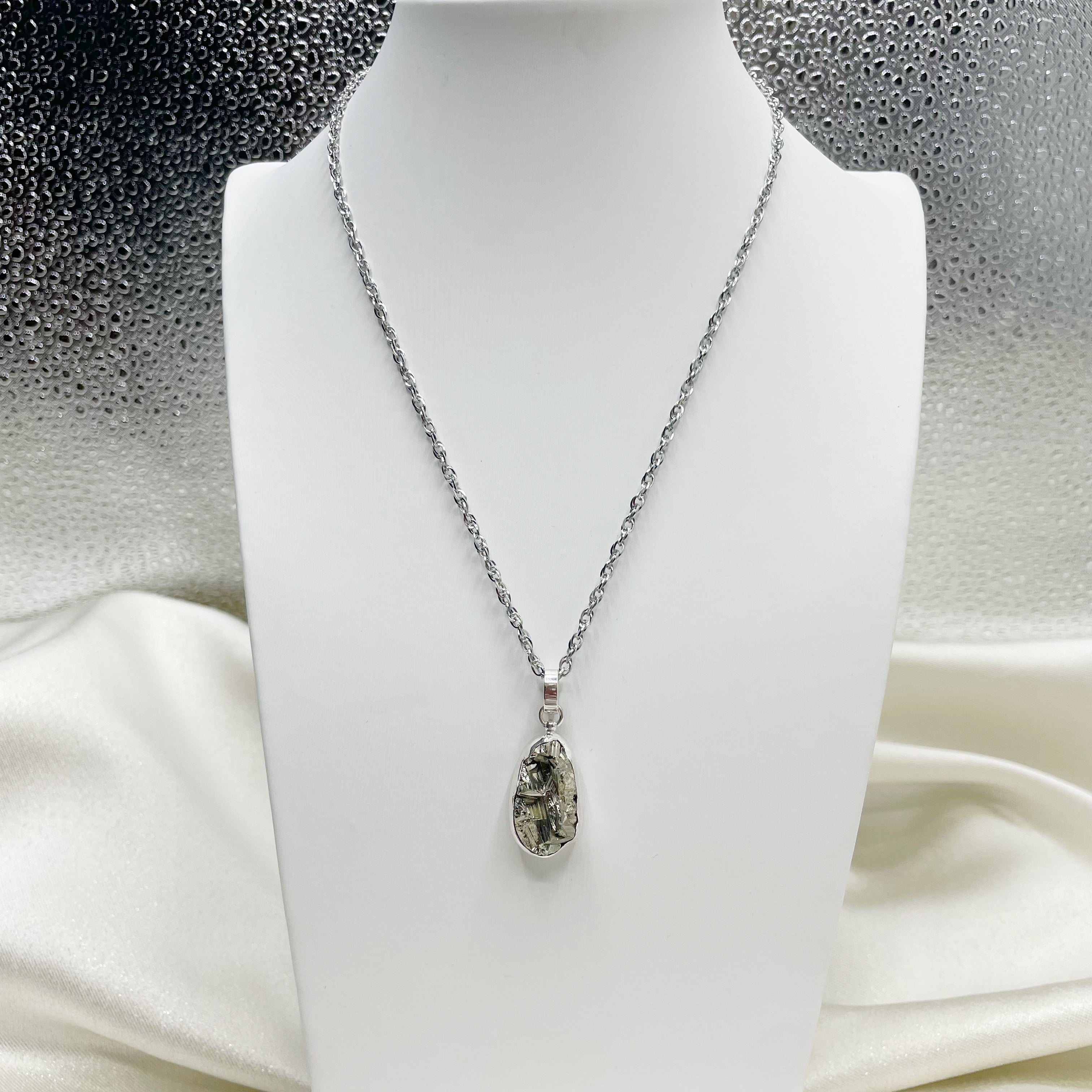 Ciondolo Pirite Grezza - Argento 925