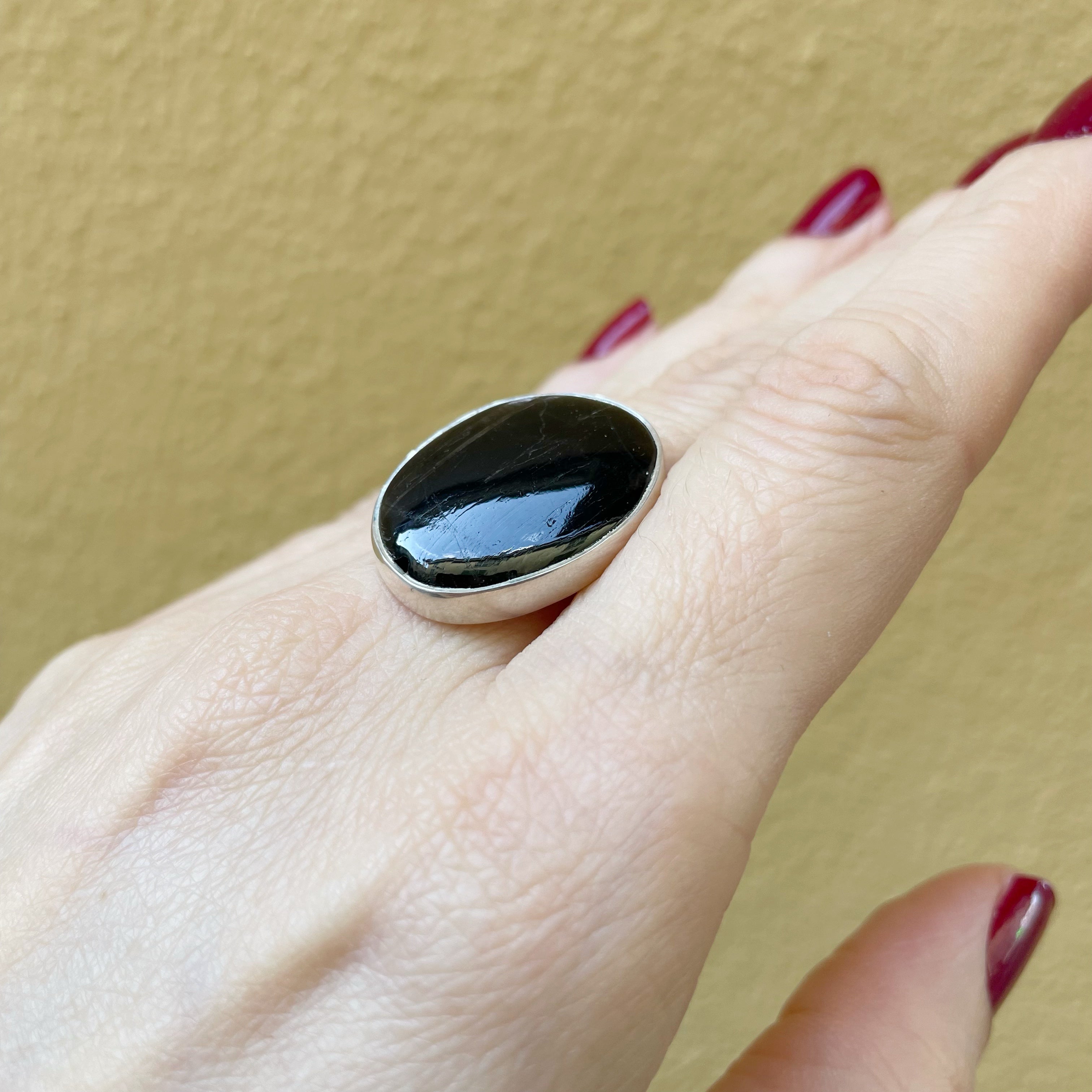 Anello Iperstene Ovale - Argento 925