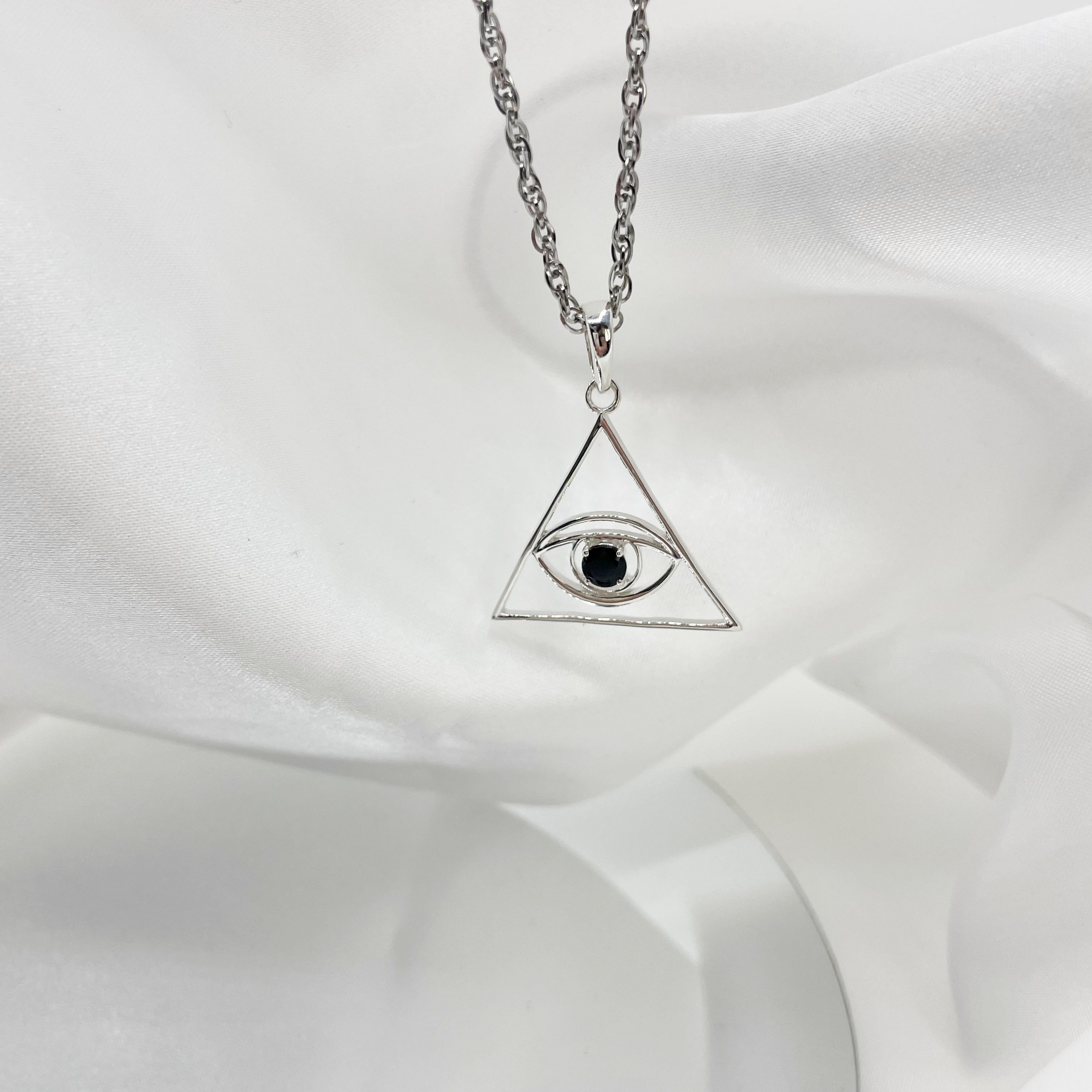 Ciondolo Tormalina - Occhio Protettivo - Argento 925
