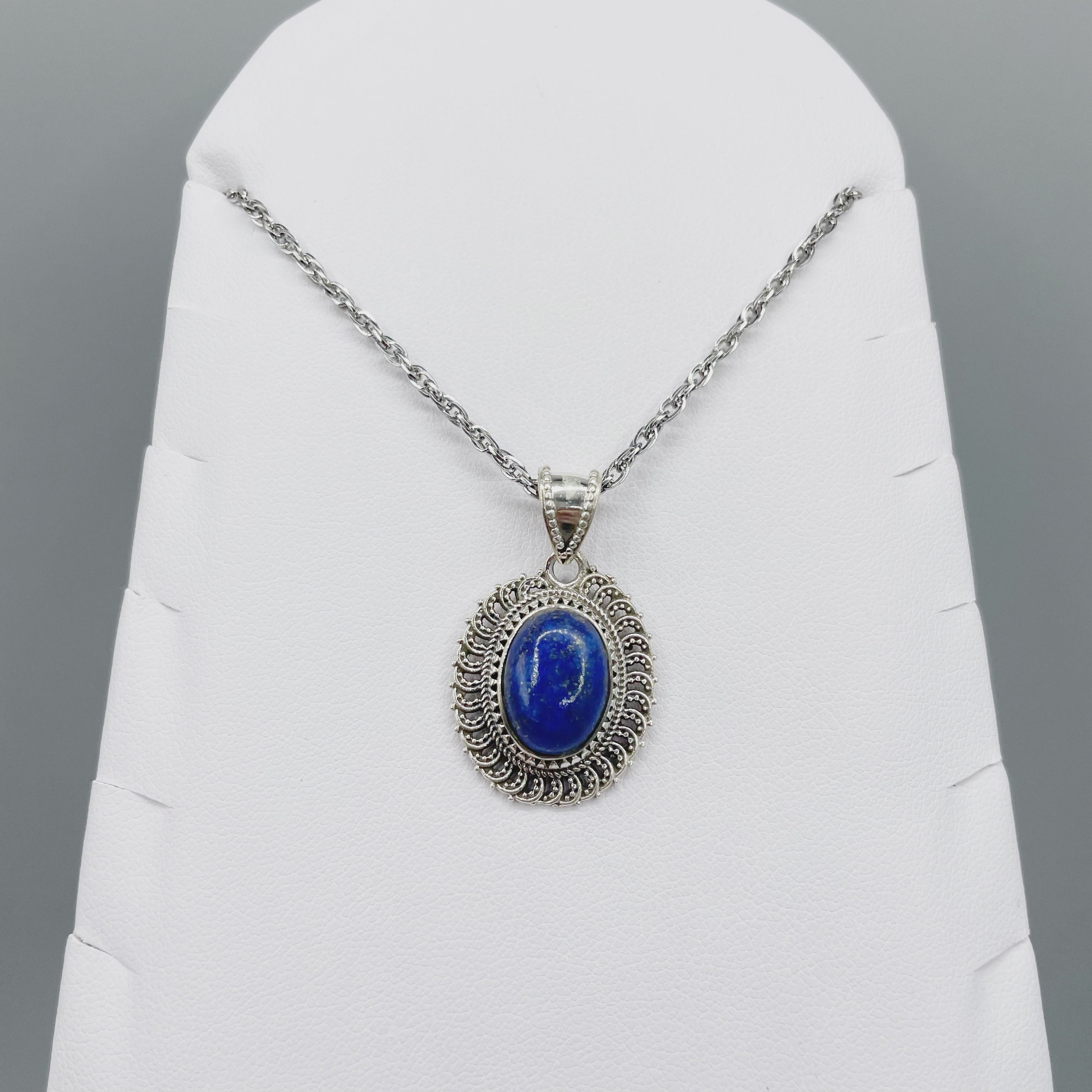 Ciondolo Lapislazzuli Diadema - Argento 925