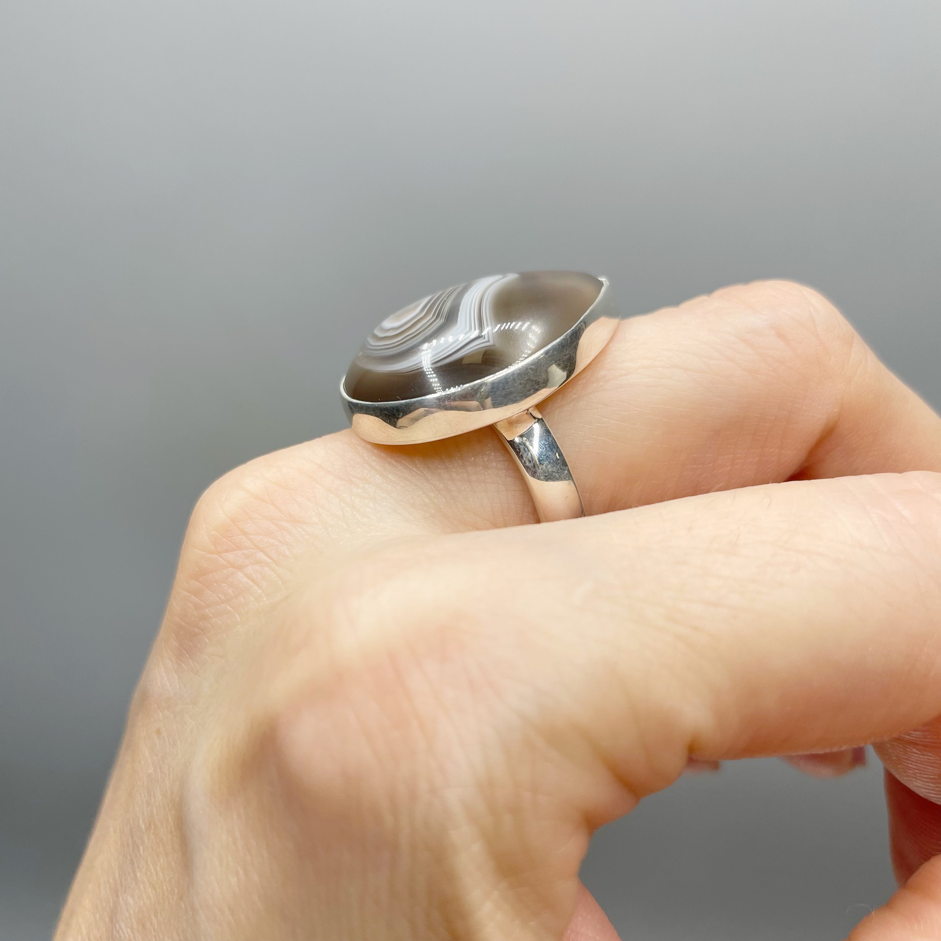 Anello Occhio di Shiva - Argento 925 - a Goccia