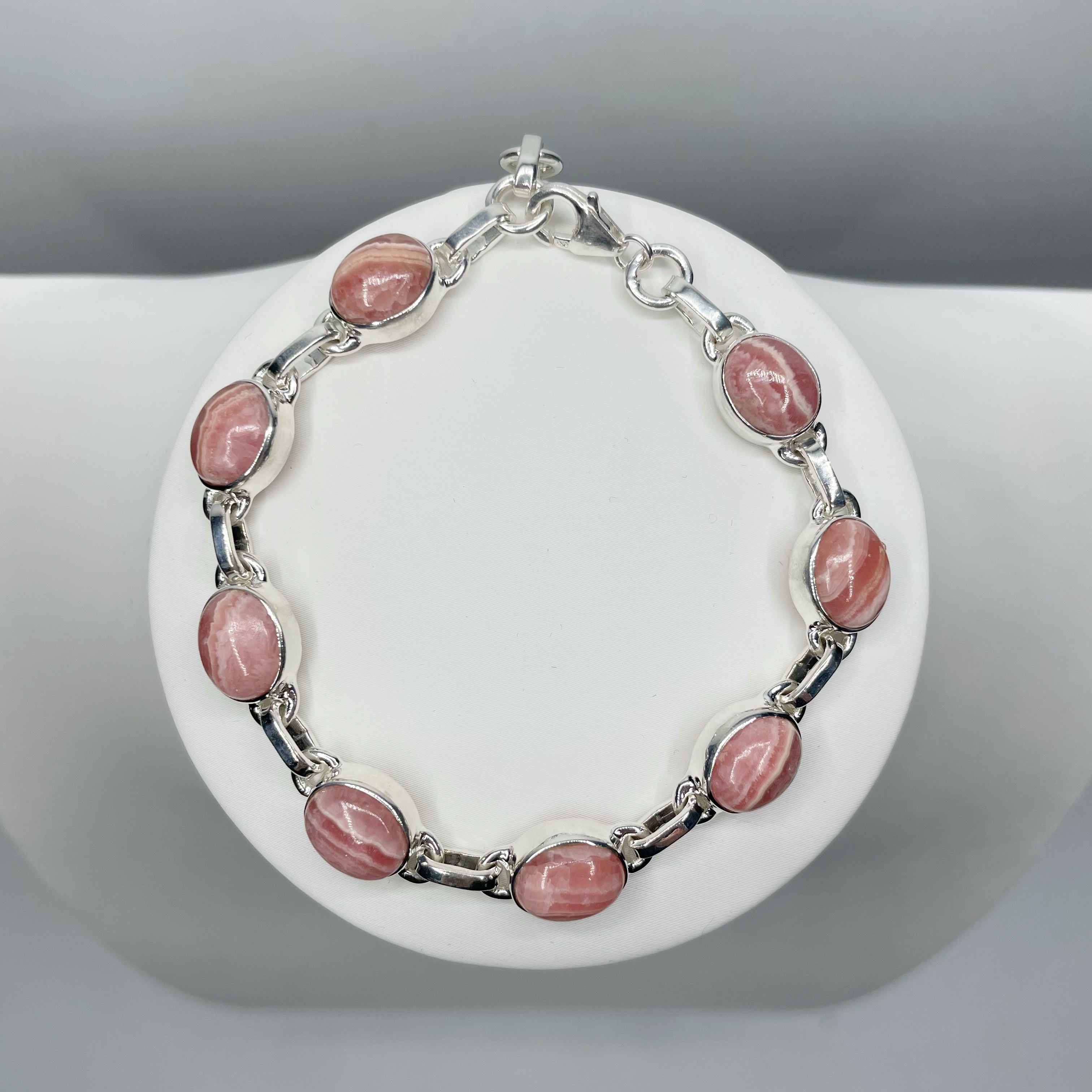 Bracciale Rodocrosite e Argento 925