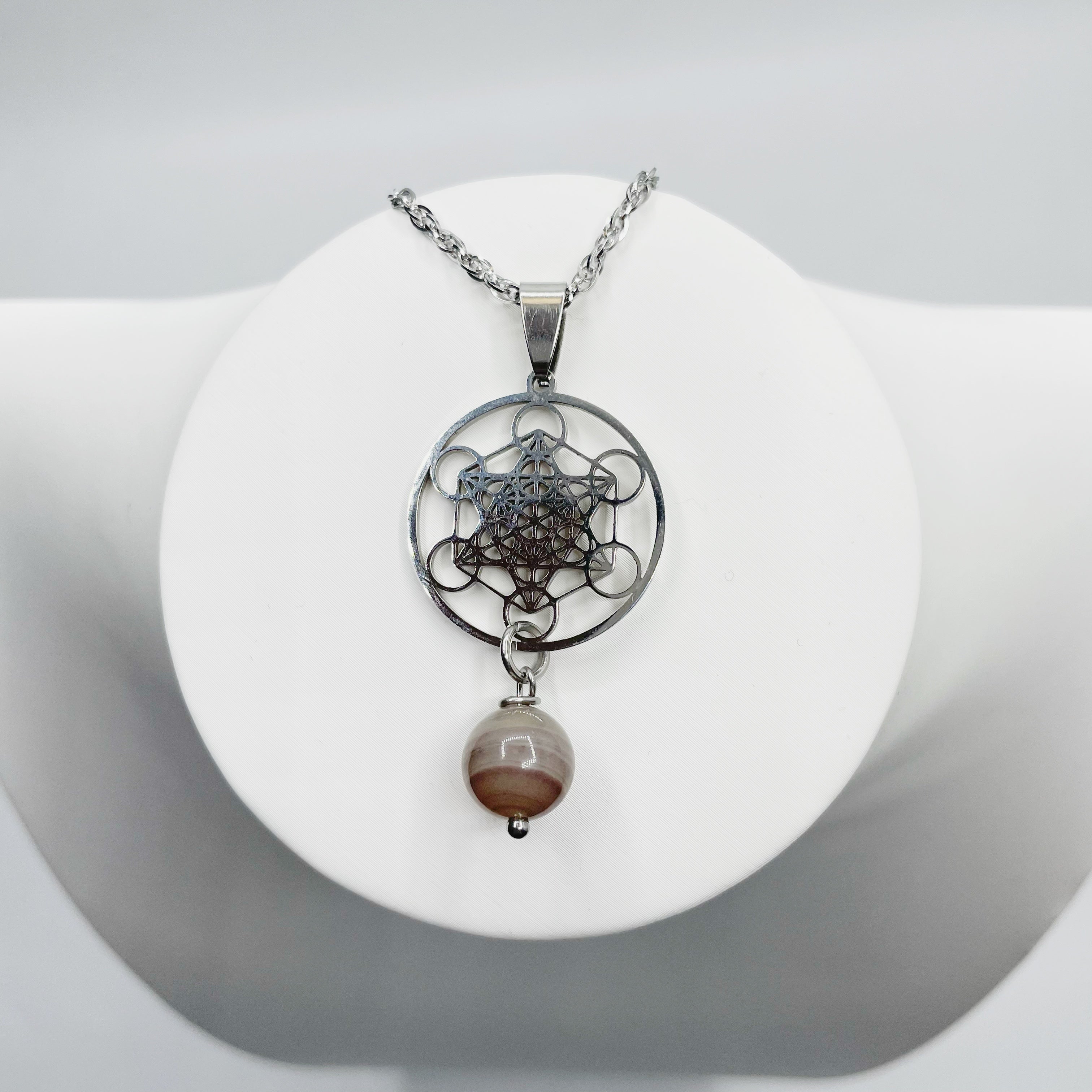 Collana Occhio di Shiva e Cubo di Metatron