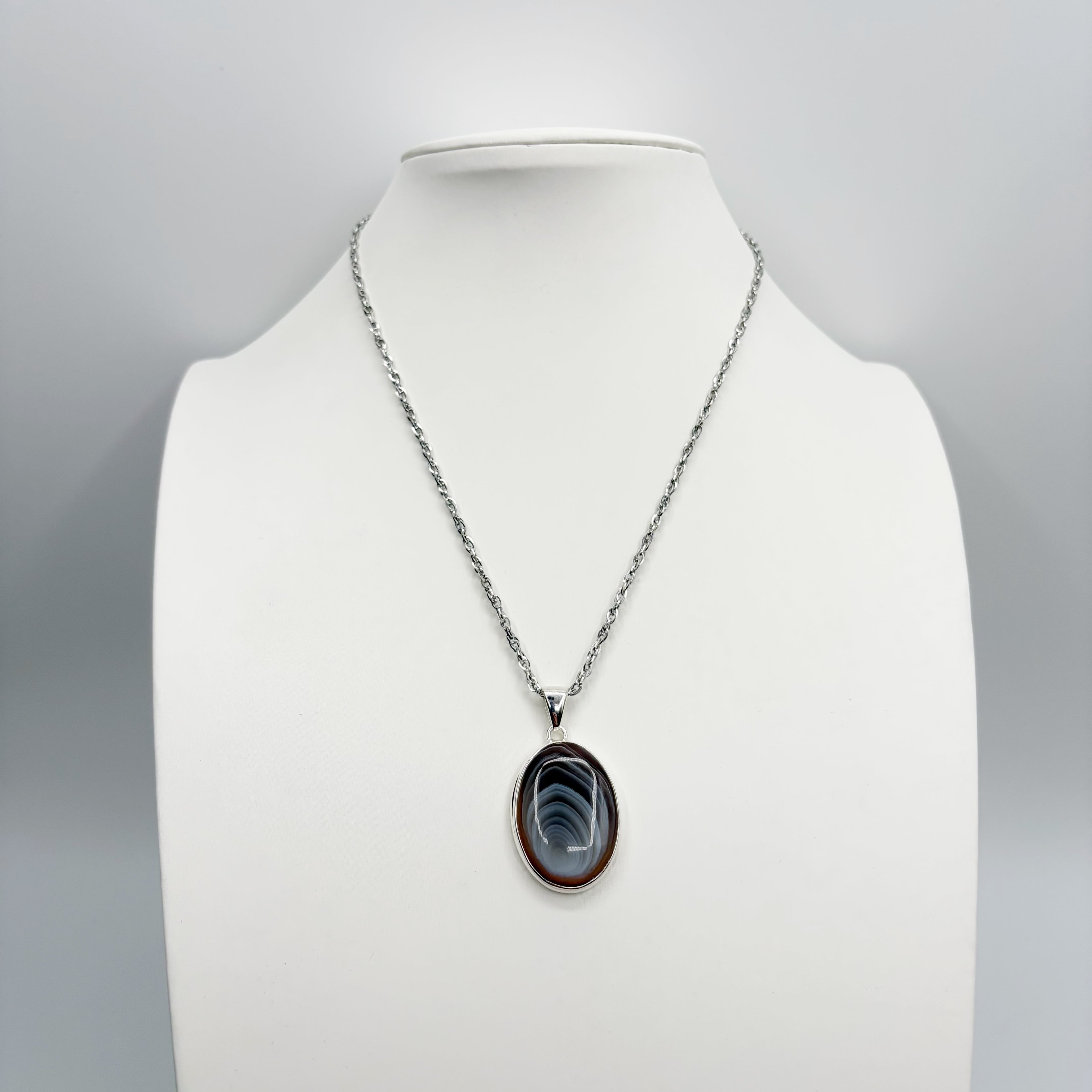 Ciondolo Occhio di Shiva Argento 925 - Ovale