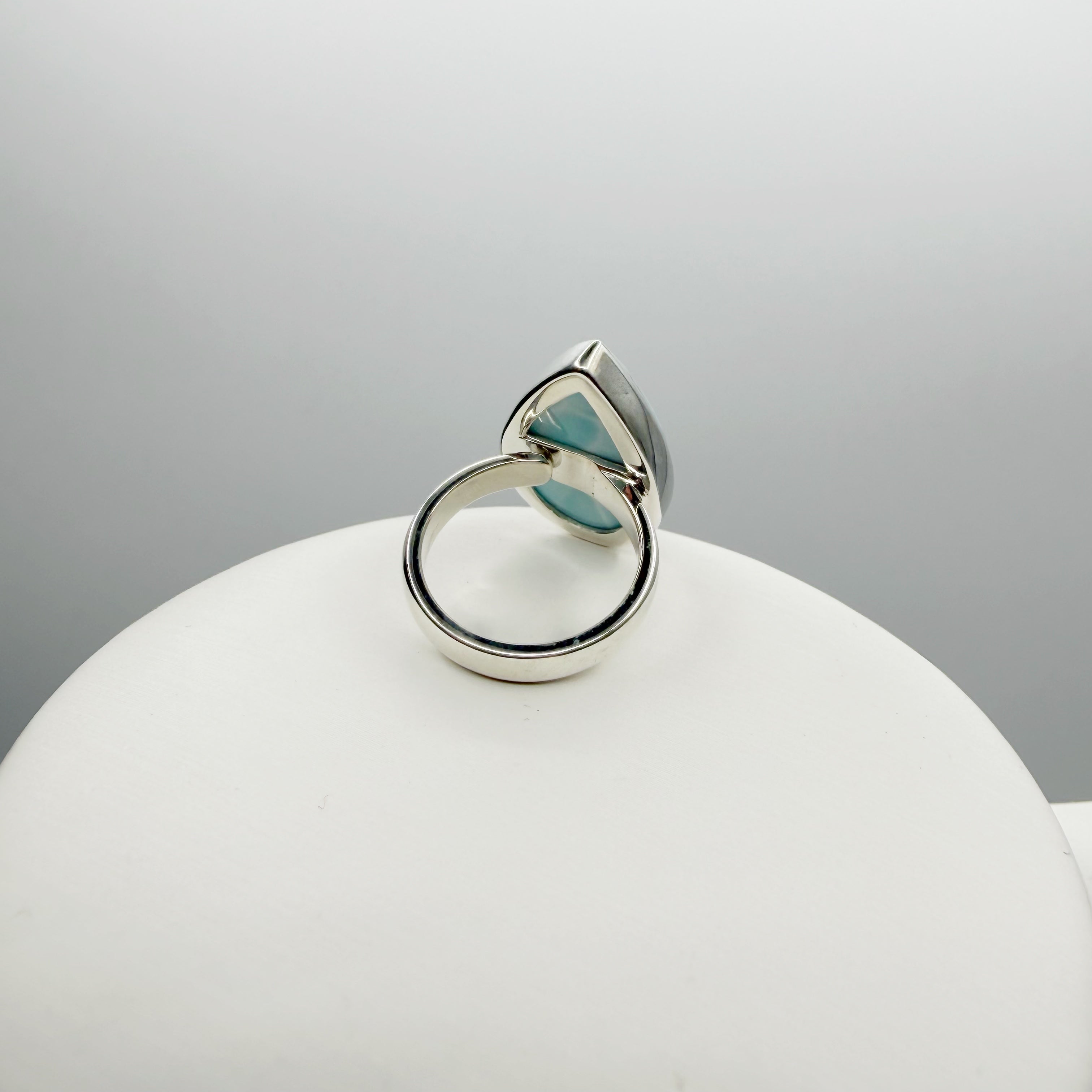 Anello Larimar Argento 925 - a Goccia