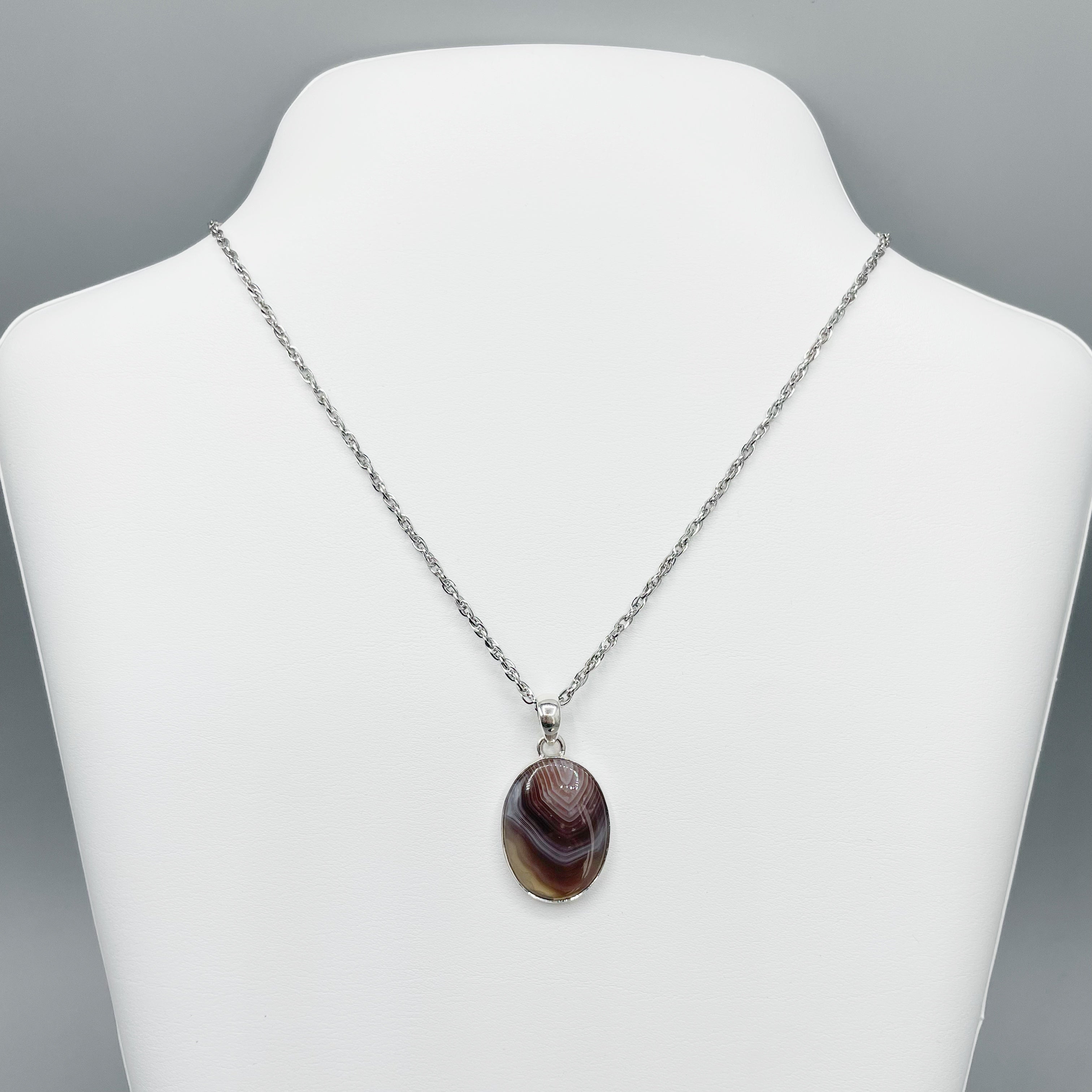 Ciondolo Occhio di Shiva Ovale - Argento 925