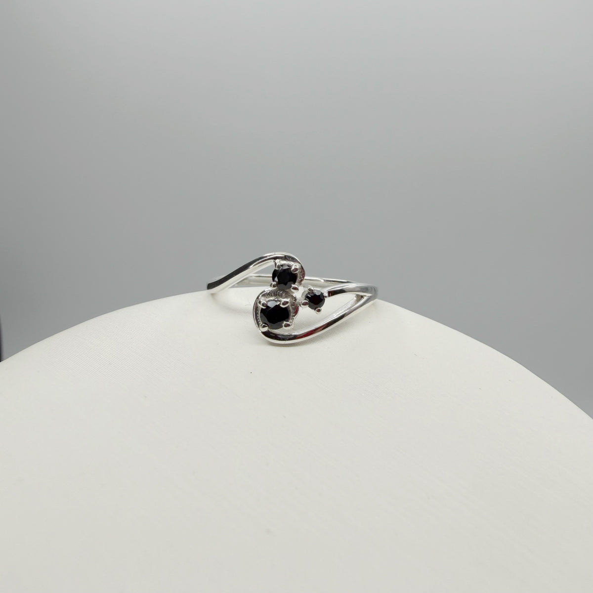 Anello Trilogy Tormalina Nera | Argento 925 - NON REGOLABILE