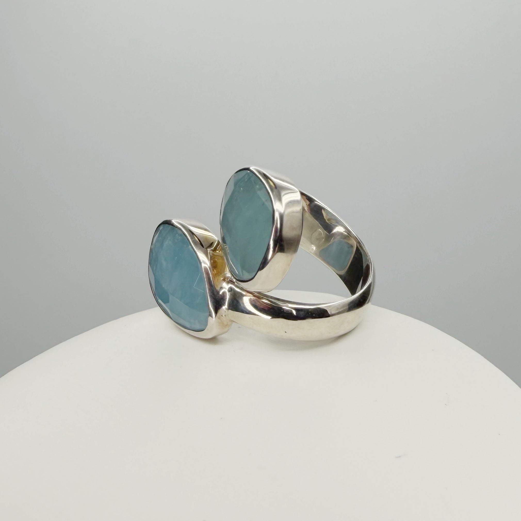 Anello Acquamarina e Argento 925