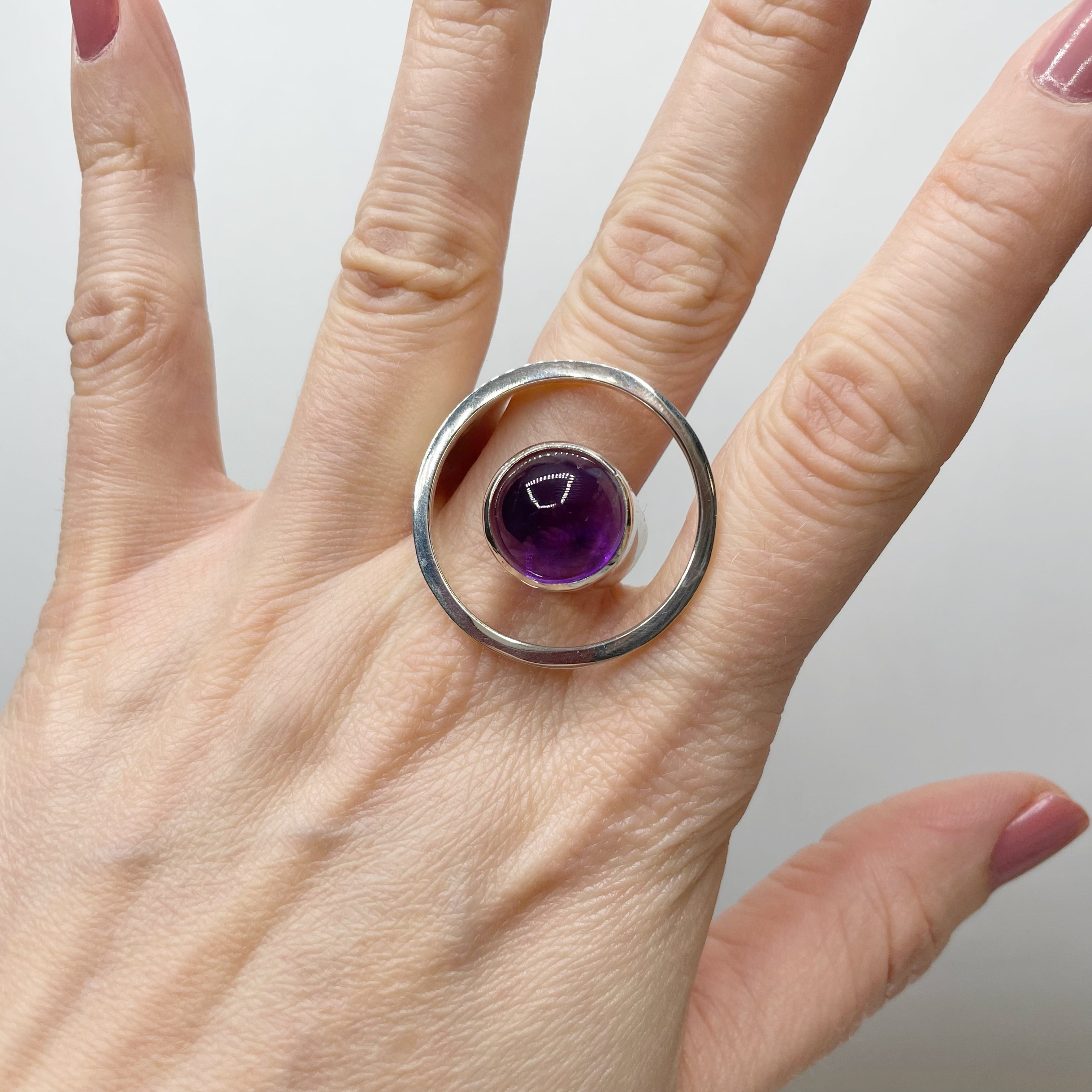 Anello Essential Ametista e Argento 925