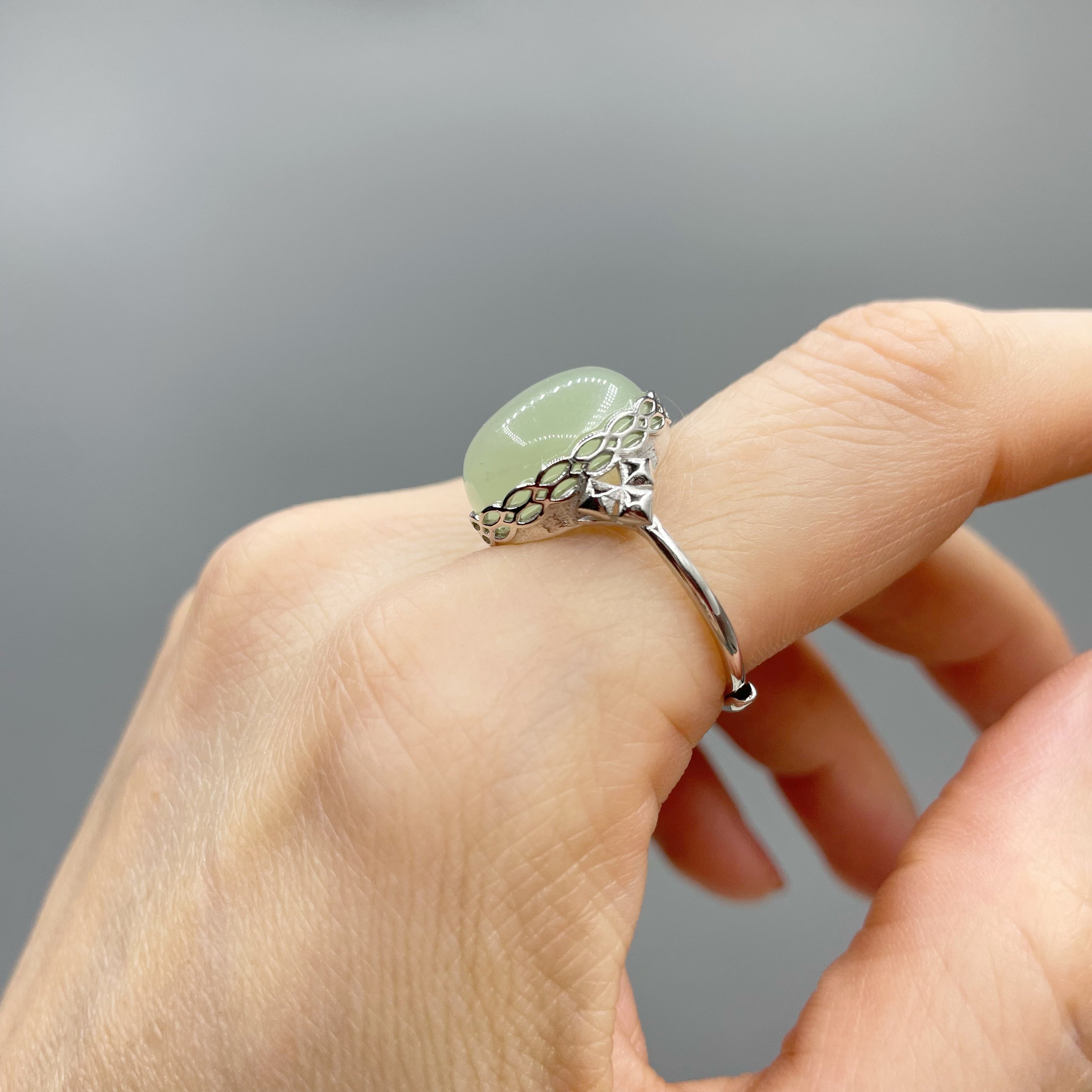 Anello Giada Chiara e Argento 925