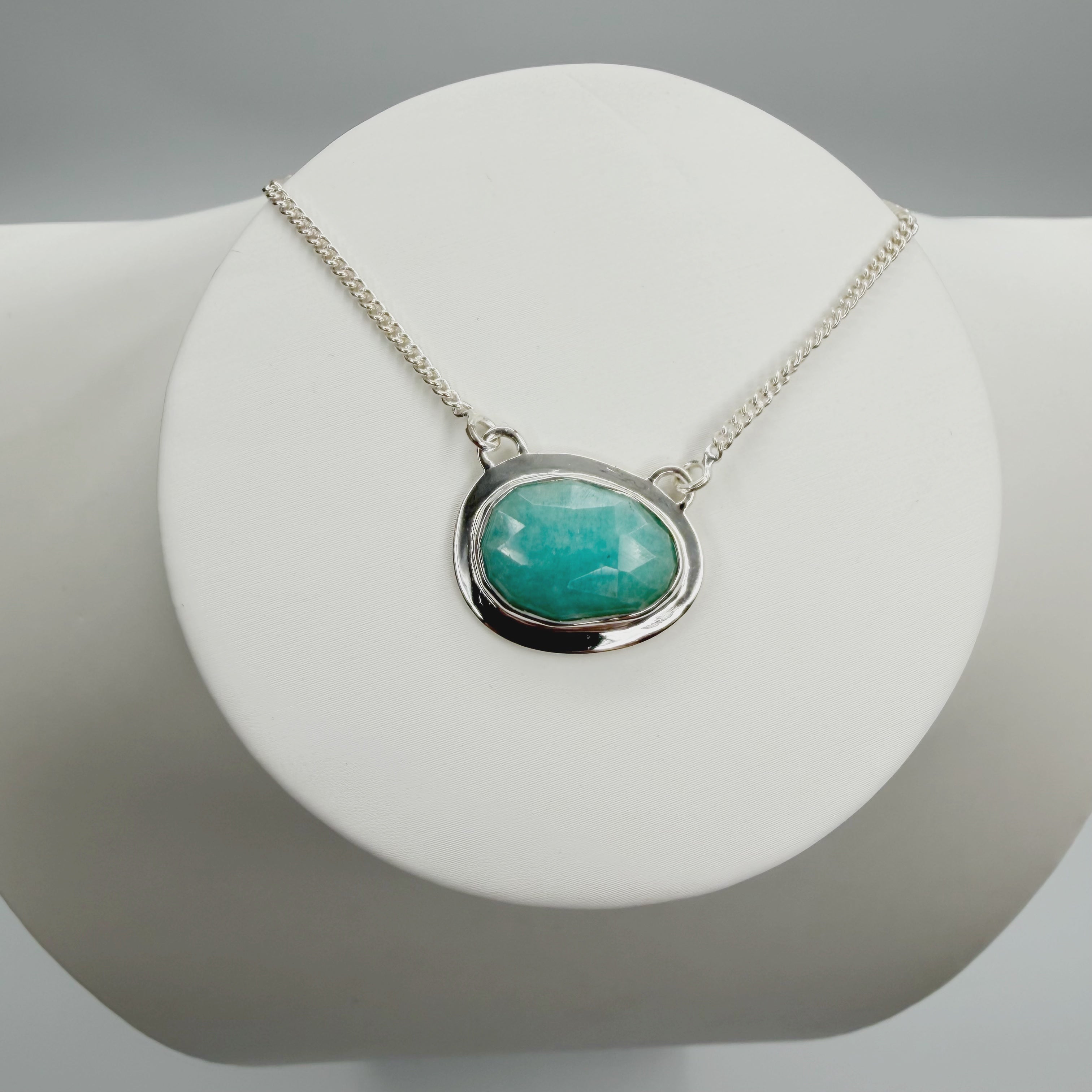 Collana Amazzonite - Argento 925
