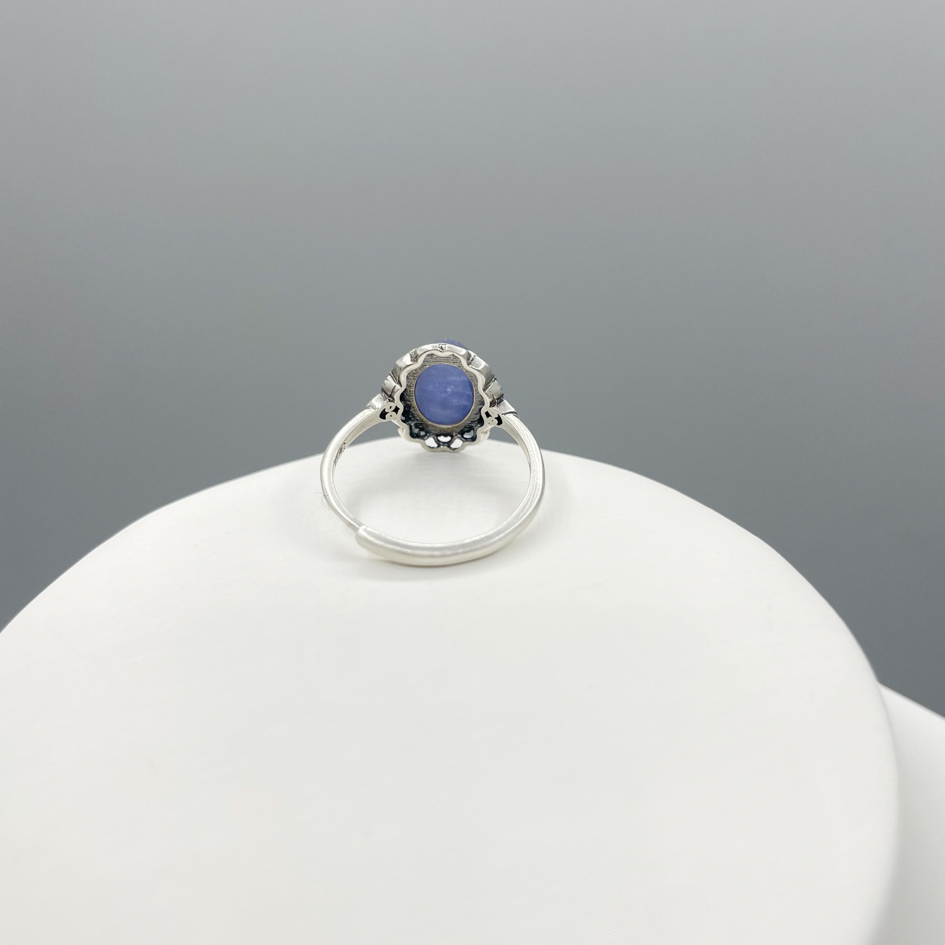 Anello Tanzanite e Argento 925 - Vintage