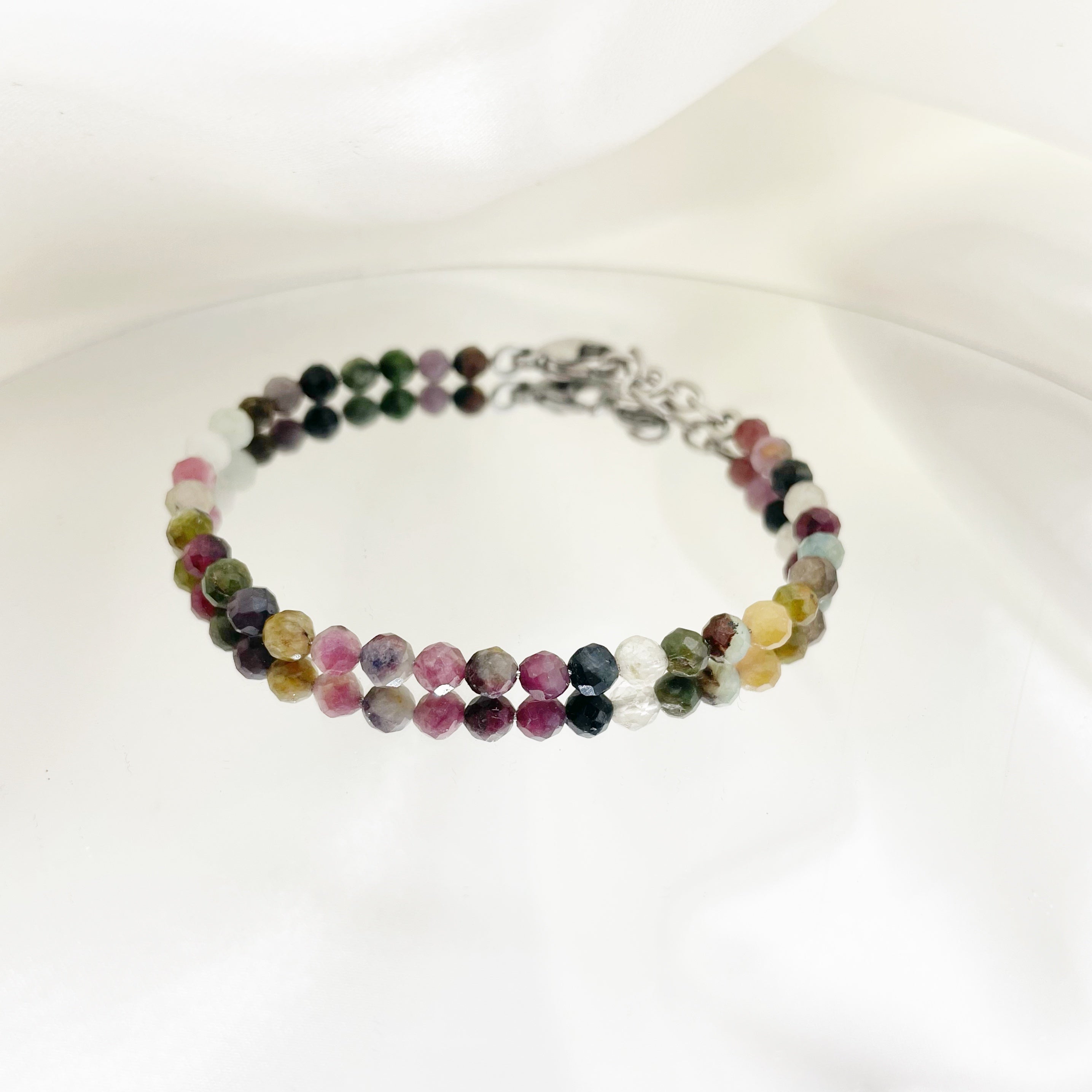 Braccialetto Tormalina Policroma sfaccettata