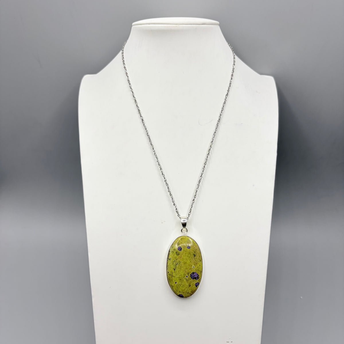 Ciondolo Atlantisite Argento 925 - Ovale grande