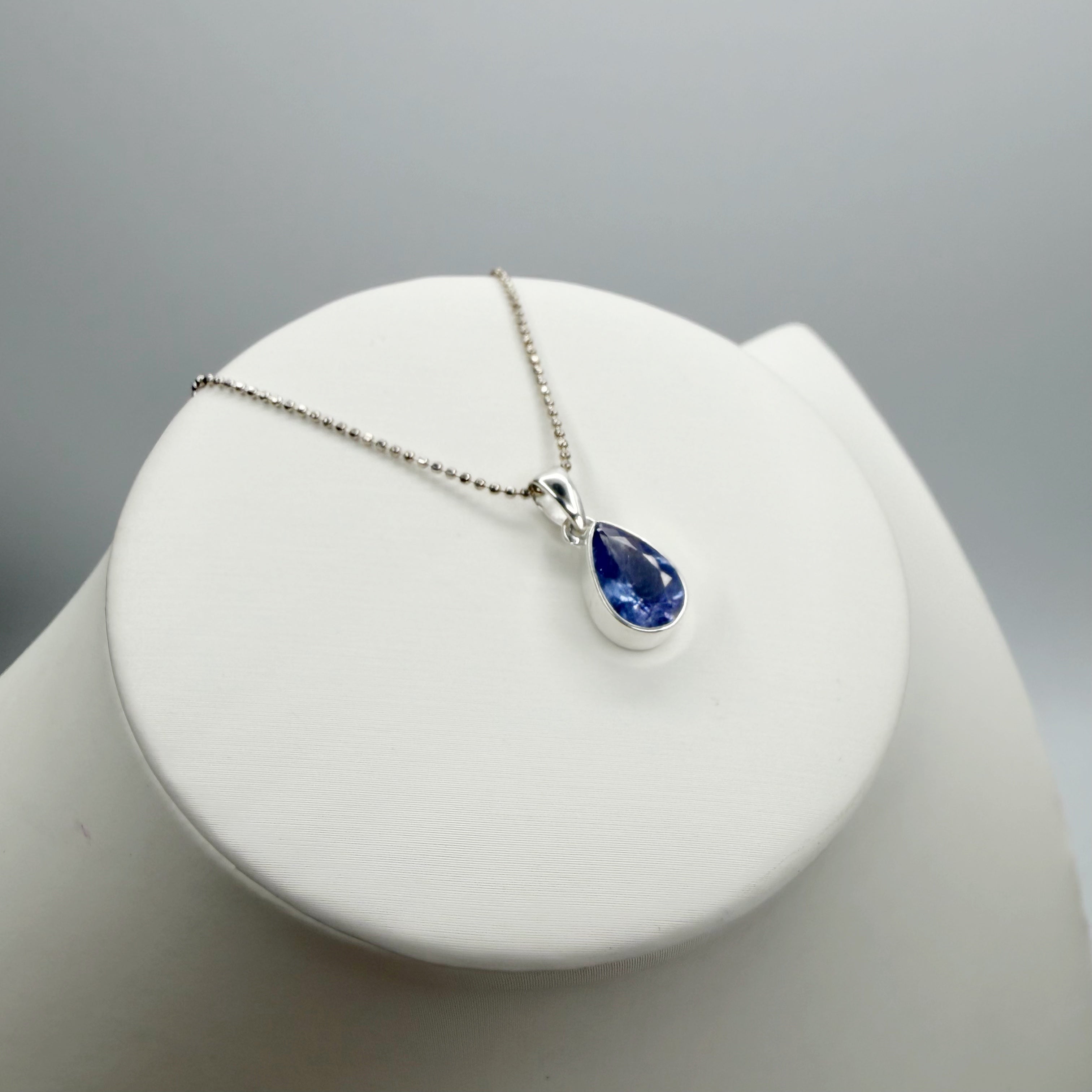 Ciondolo Tanzanite Argento 925 - a Goccia
