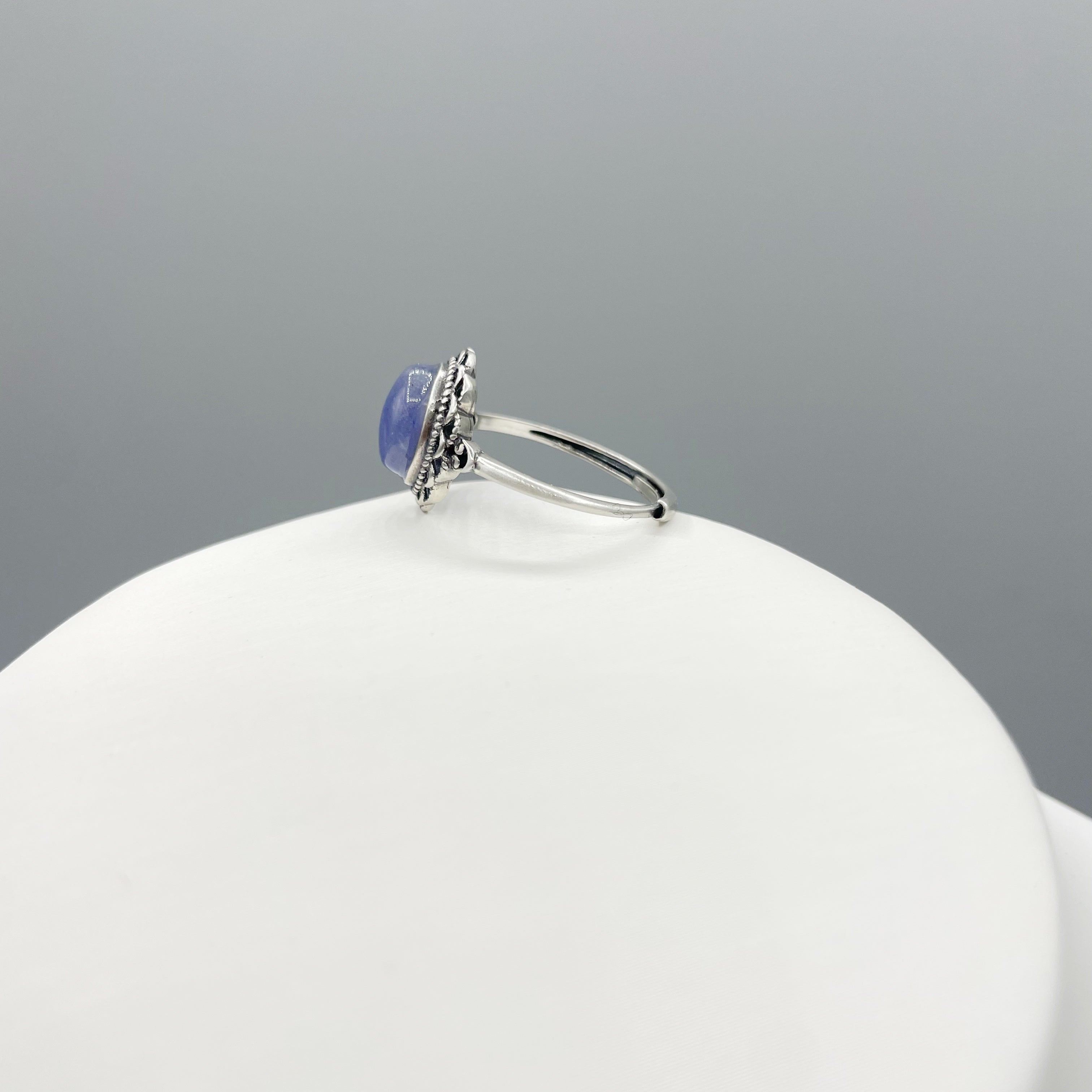 Anello Tanzanite e Argento 925 - Vintage