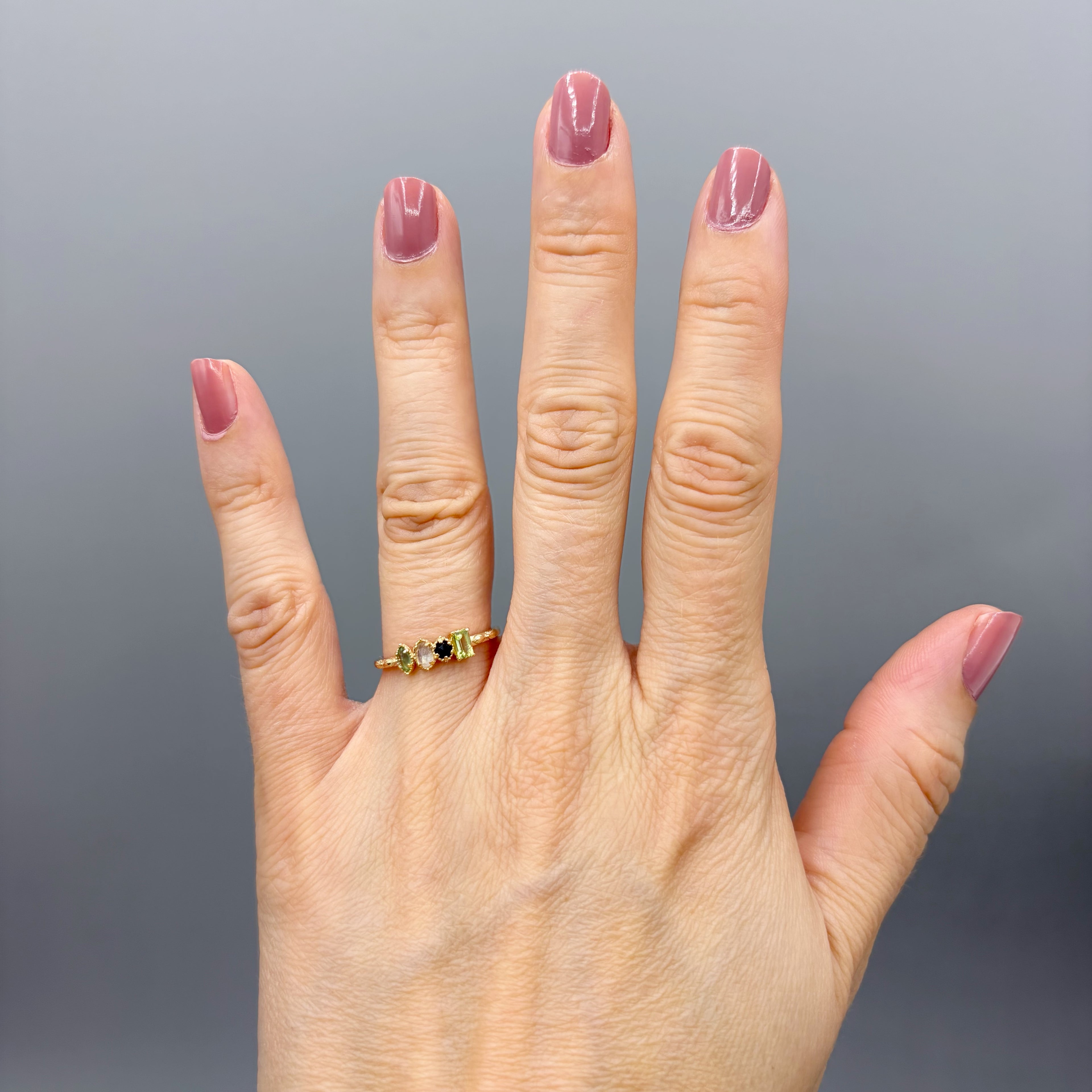 Anello Ritual | Argento 925 placcato oro 14k - NON REGOLABILE