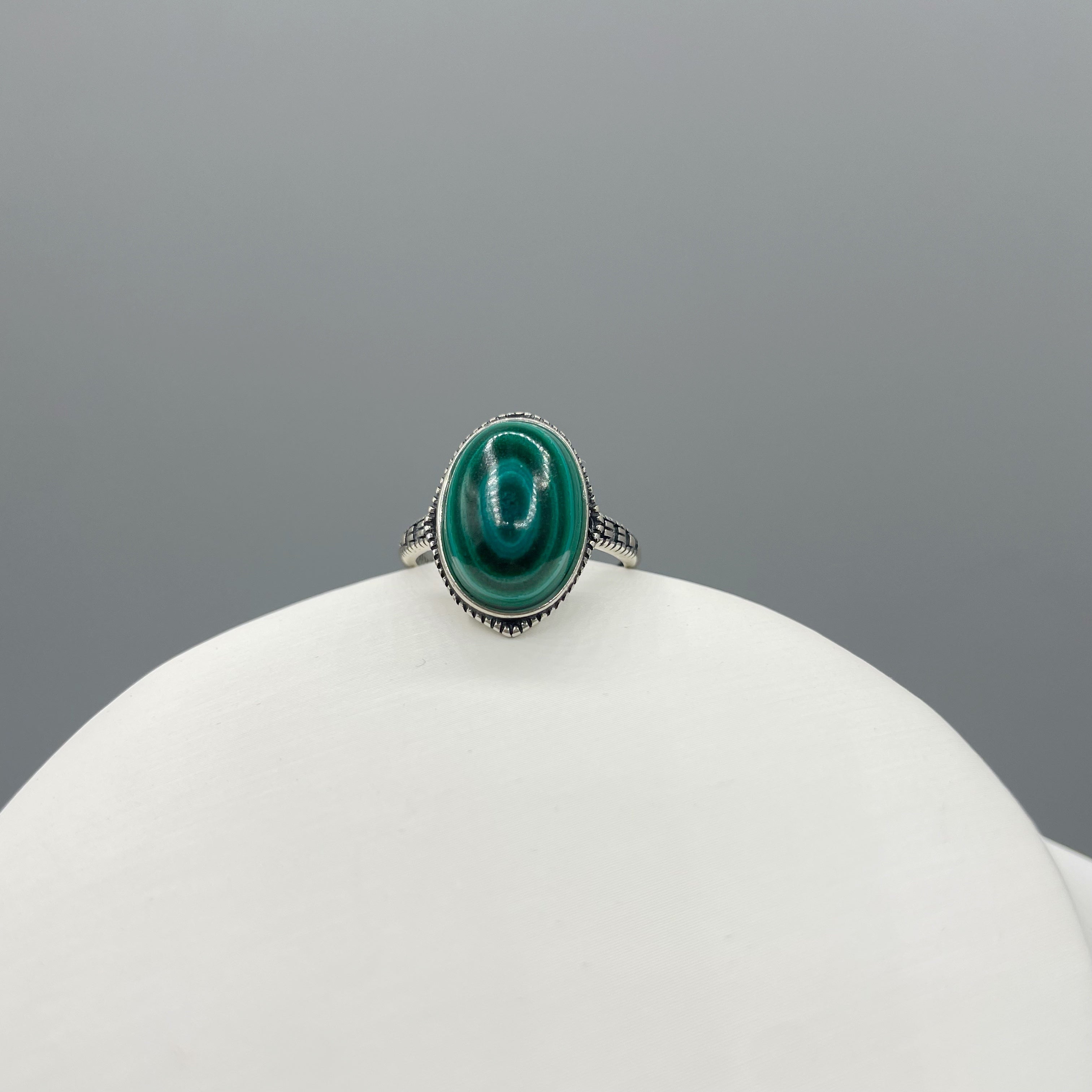 Anello Malachite - Argento 925