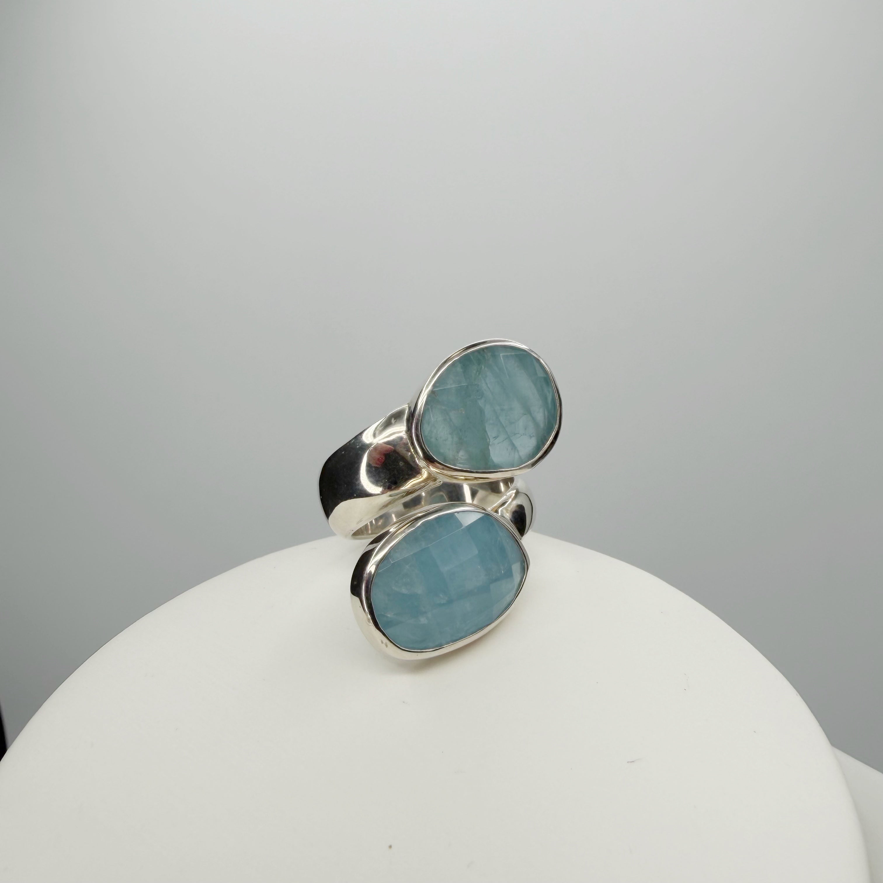 Anello Acquamarina e Argento 925