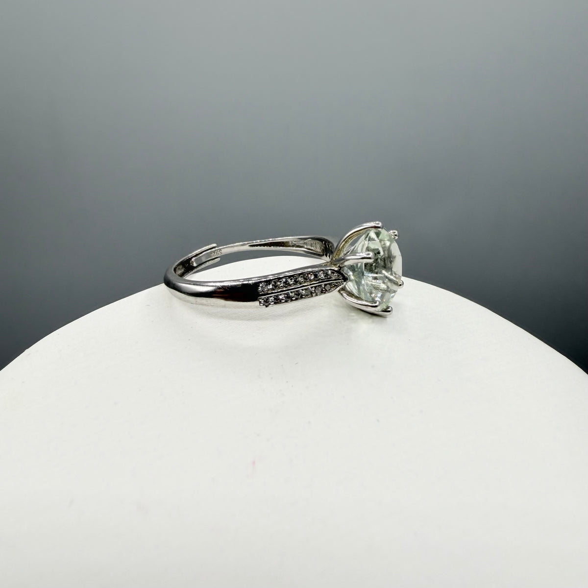 Anello Prasiolite Argento 925