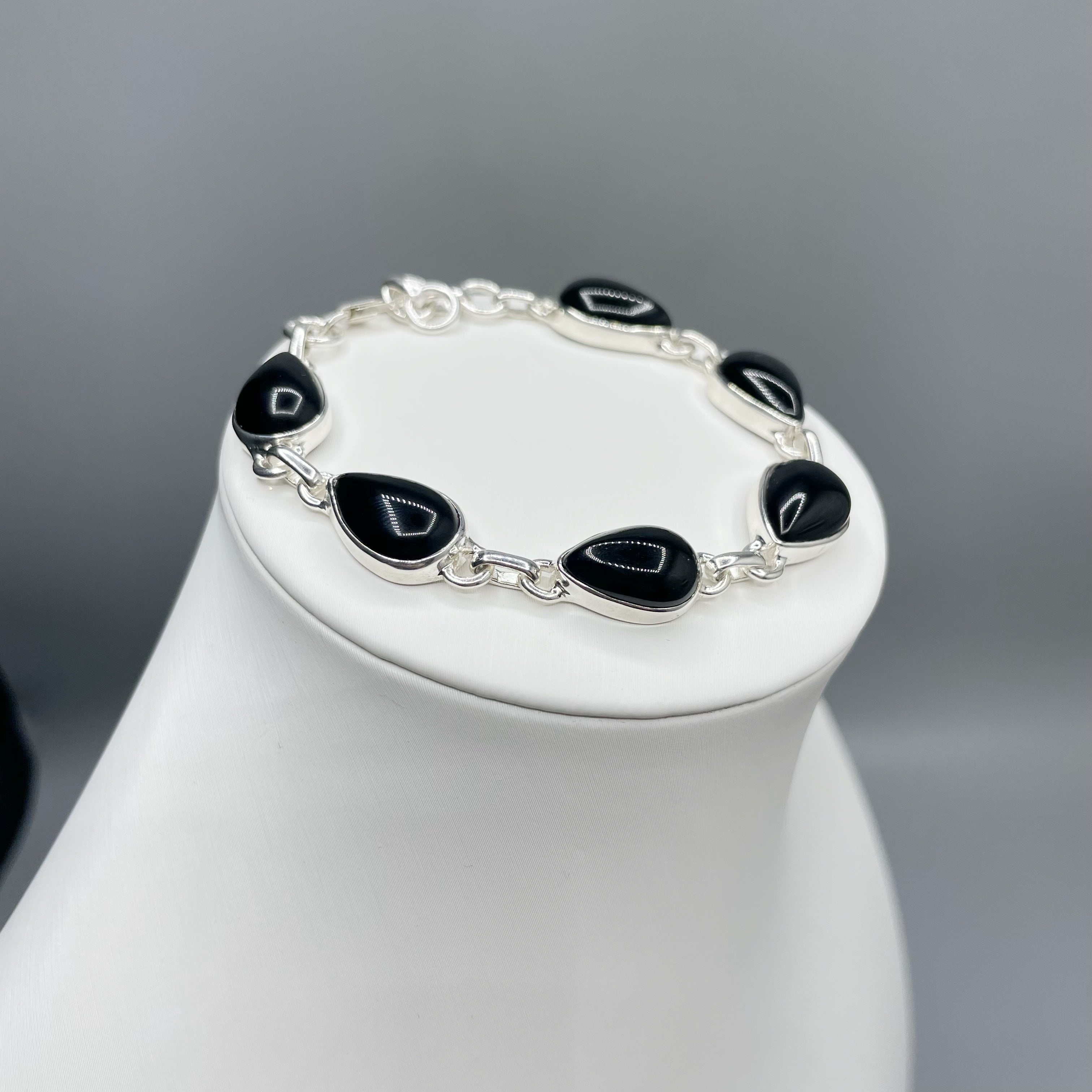 Bracciale Onice e Argento 925