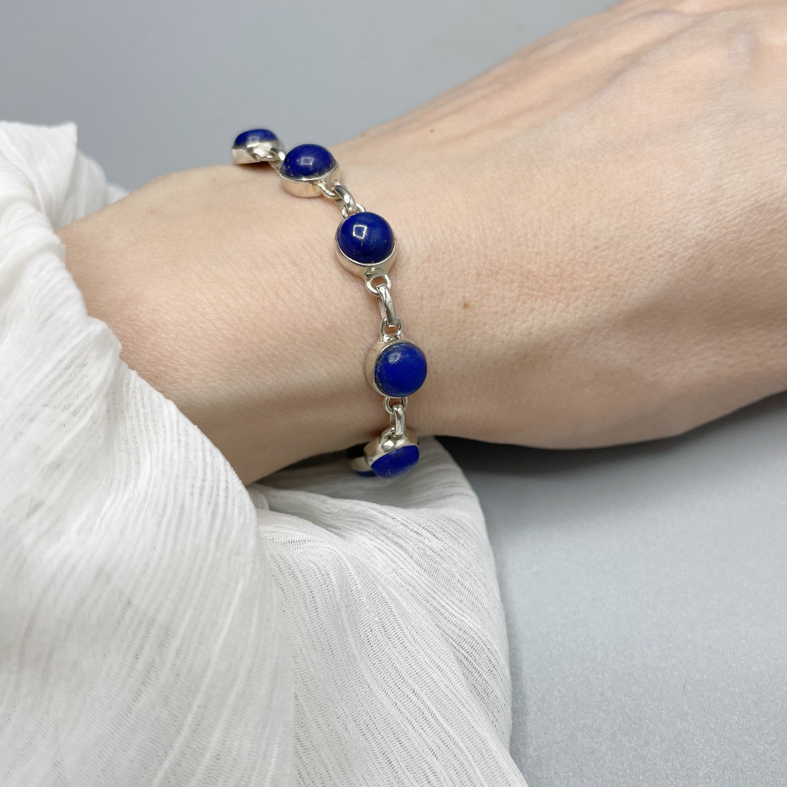 Bracciale Lapislazzuli e Argento 925