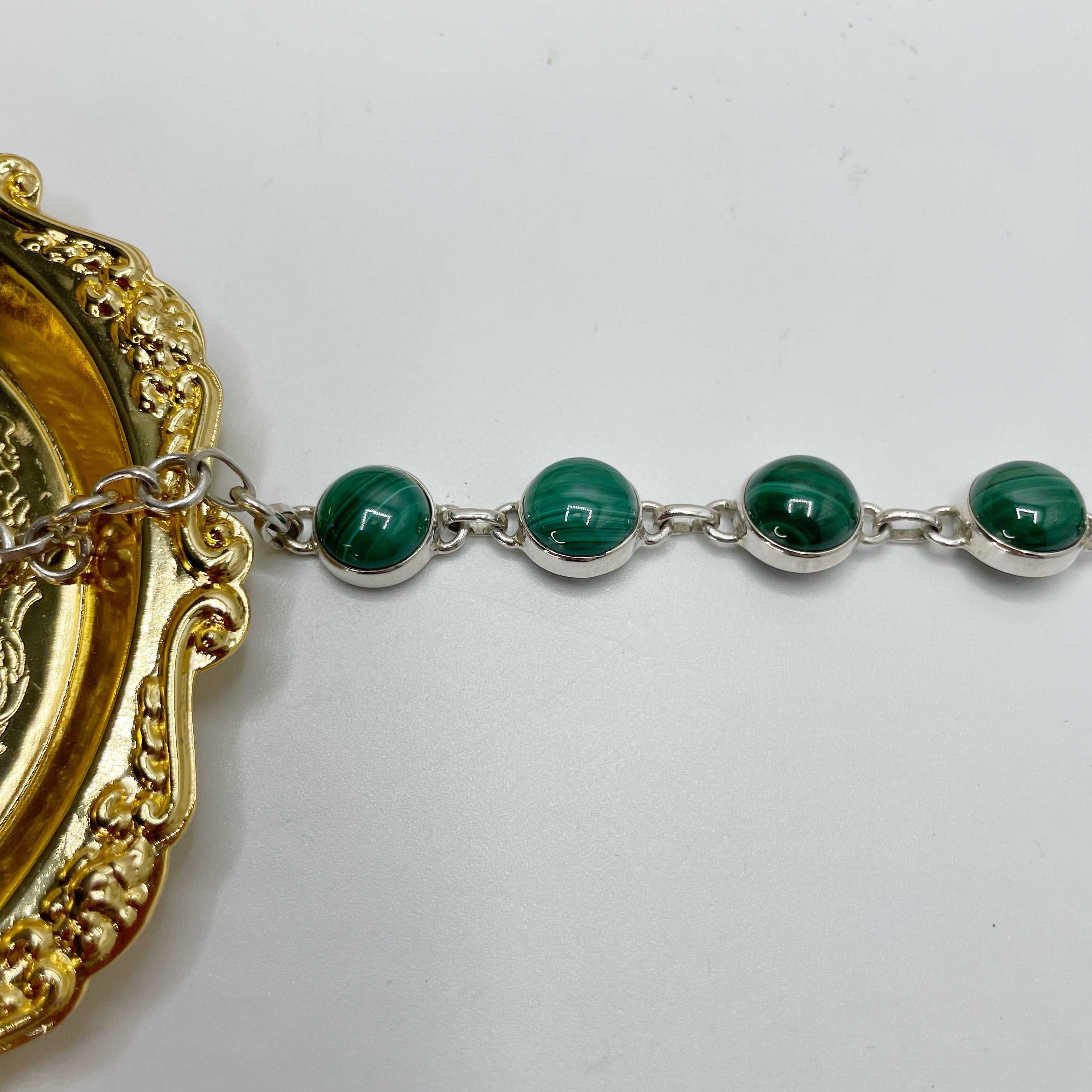 Bracciale Malachite e Argento 925