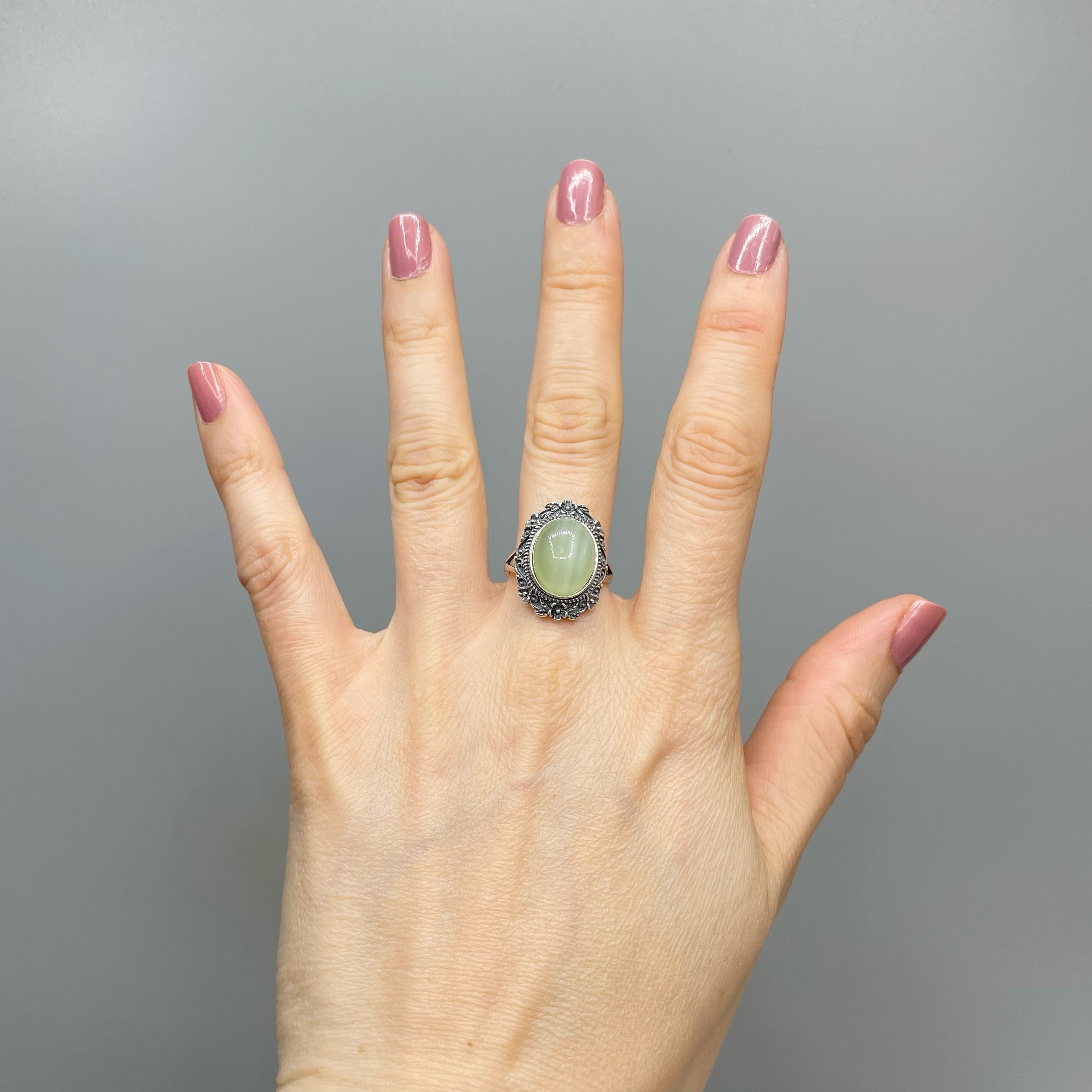 Anello Giada Chiara e Argento 925