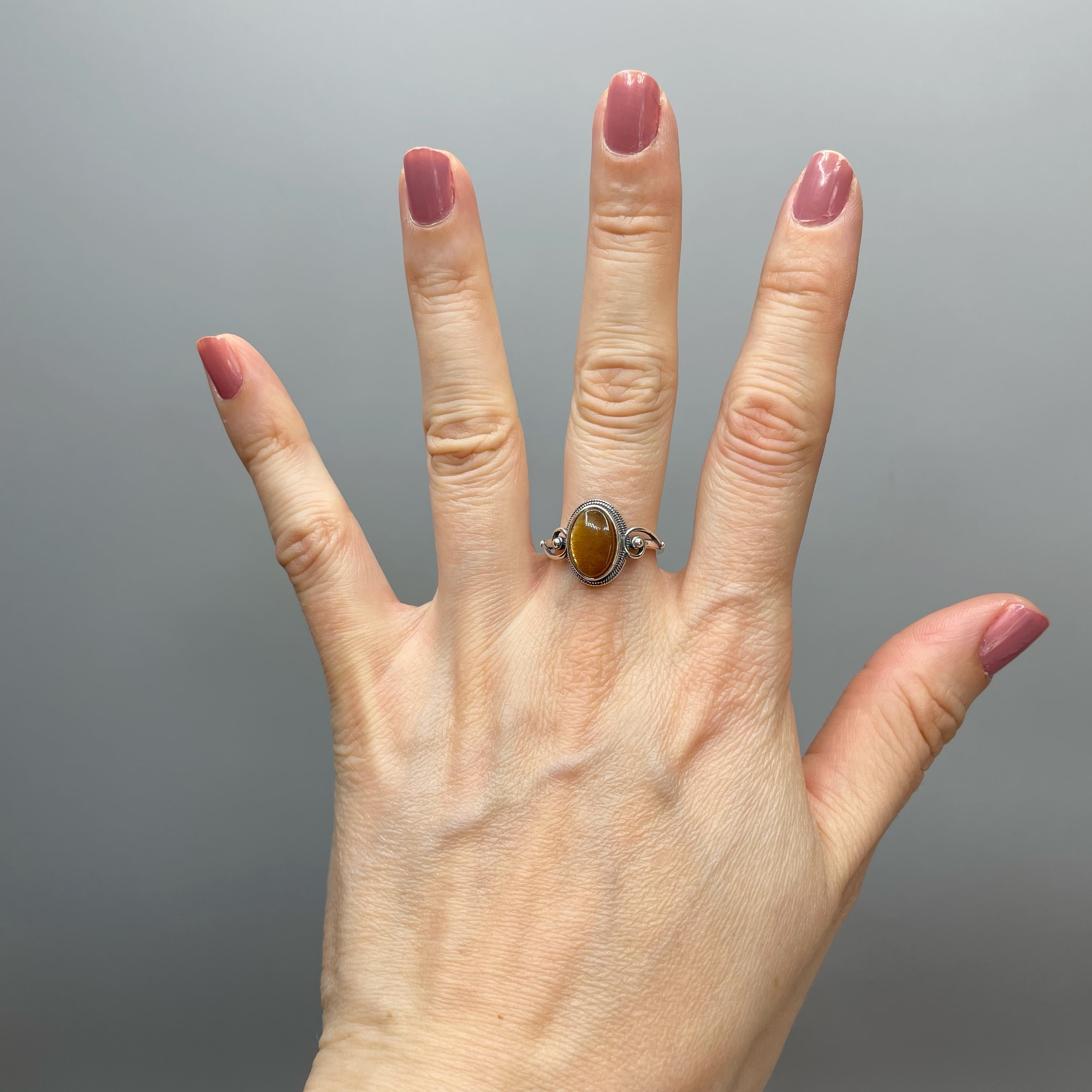 Anello Pietra del Sole e Argento 925