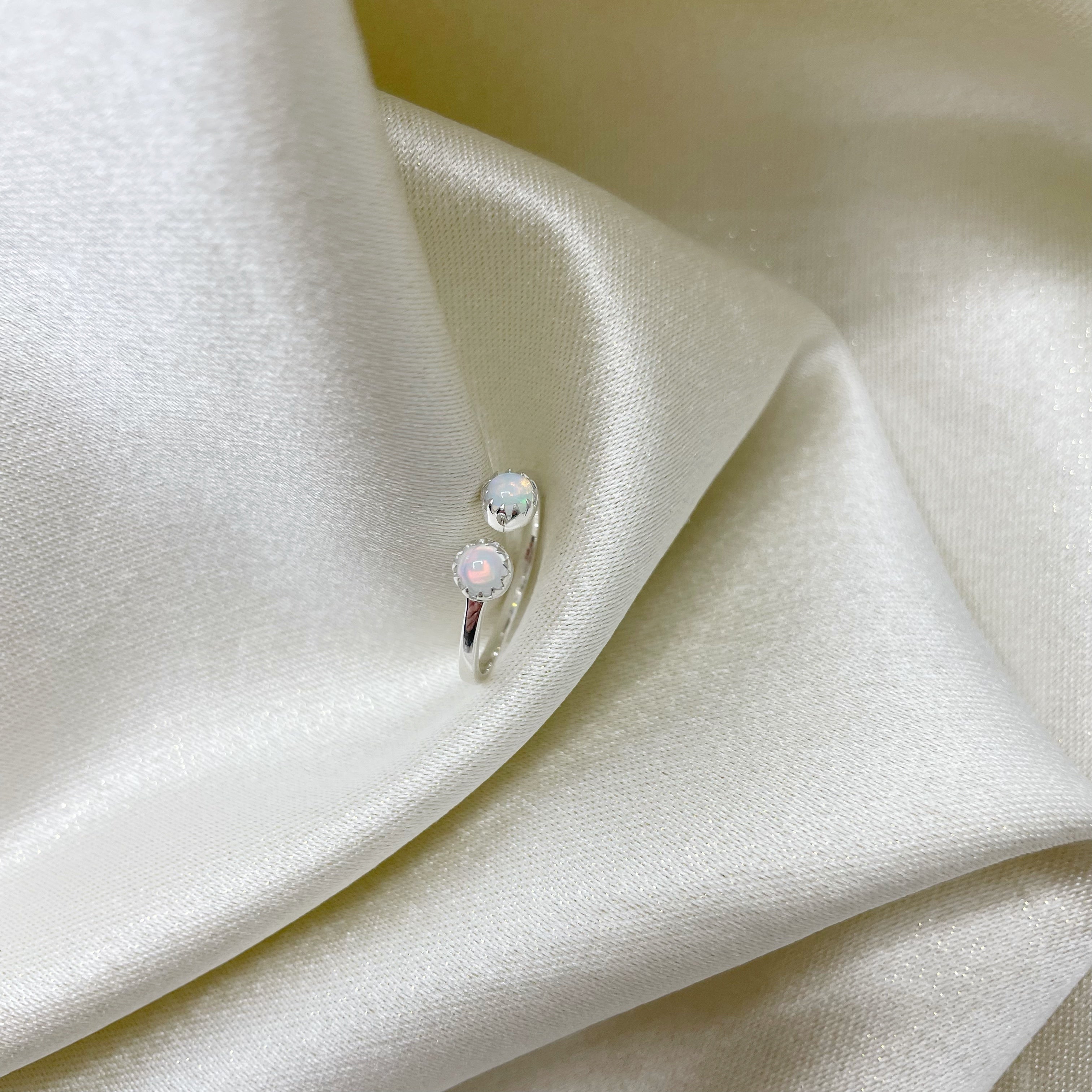 Anello Gemini - Opale e Argento 925