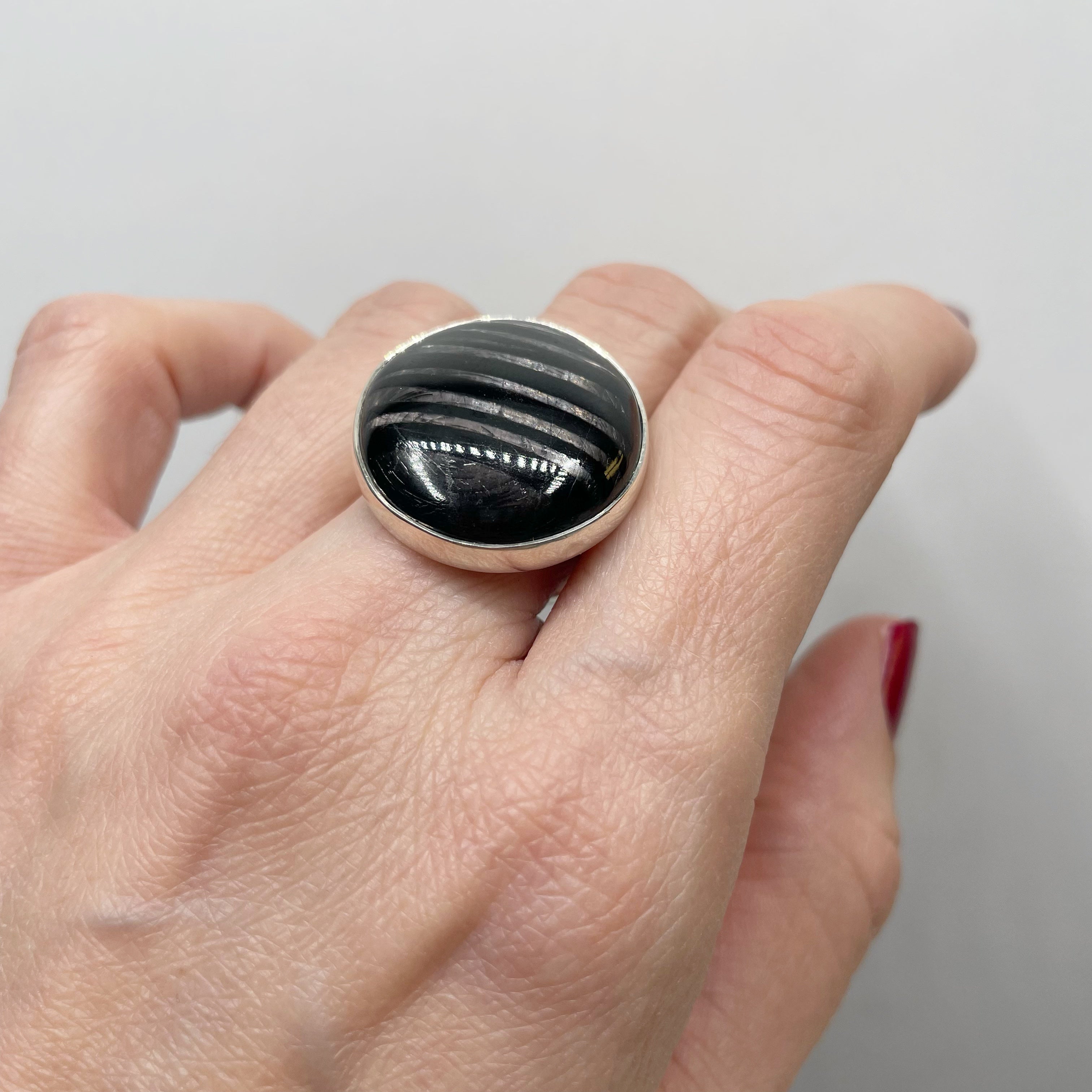 Anello Iperstene Tondo - Argento 925