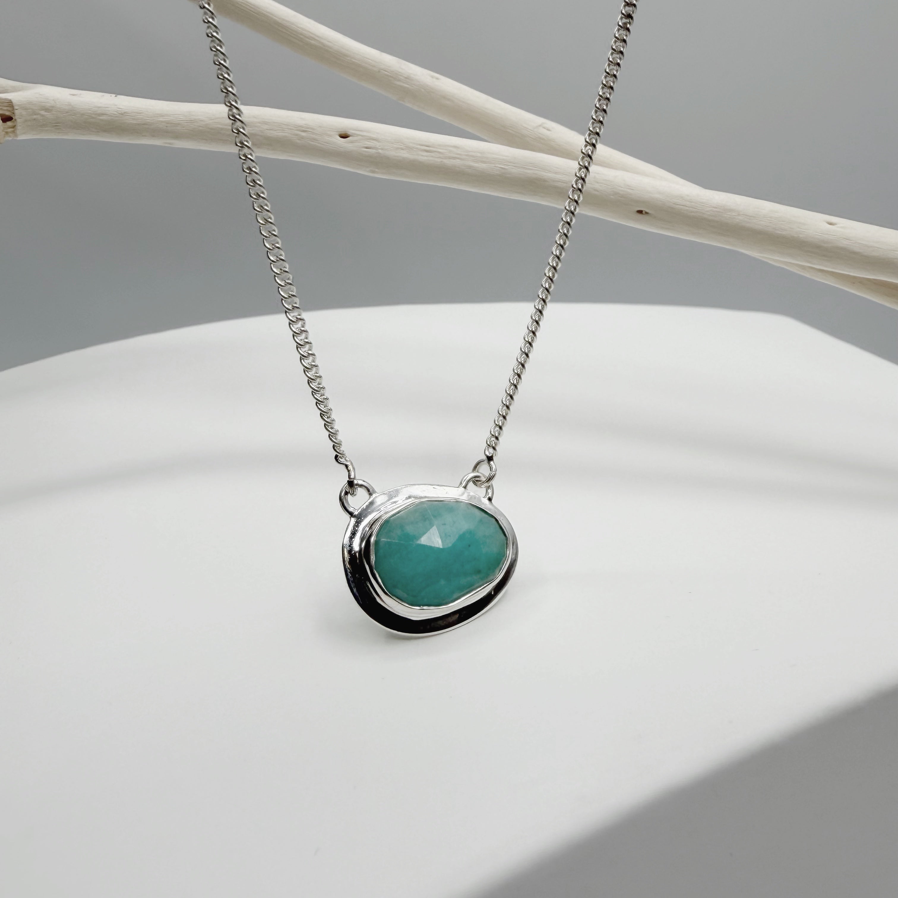 Collana Amazzonite - Argento 925