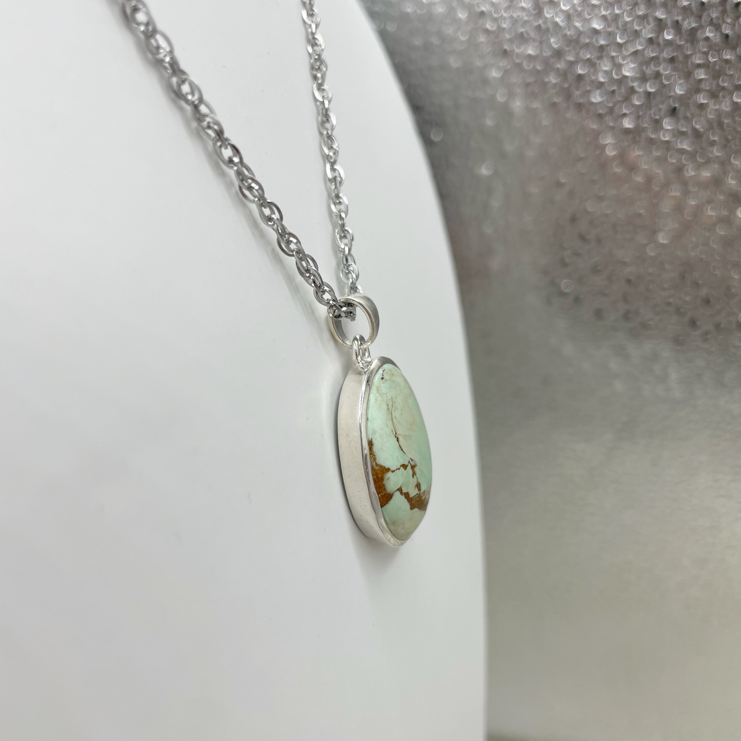 Ciondolo Crisoprasio Lemon - Argento 925