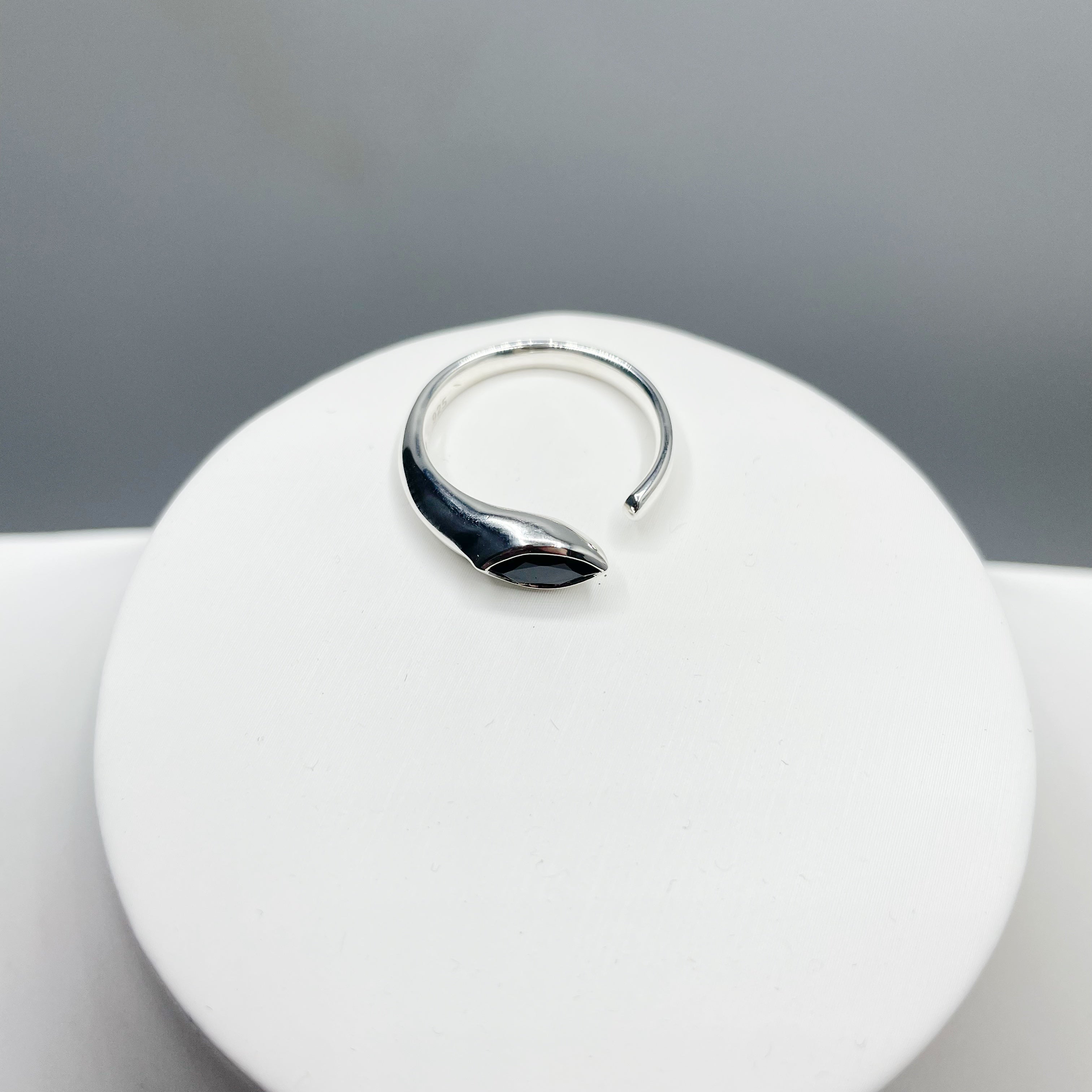 Anello Tormalina a Goccia - Argento 925