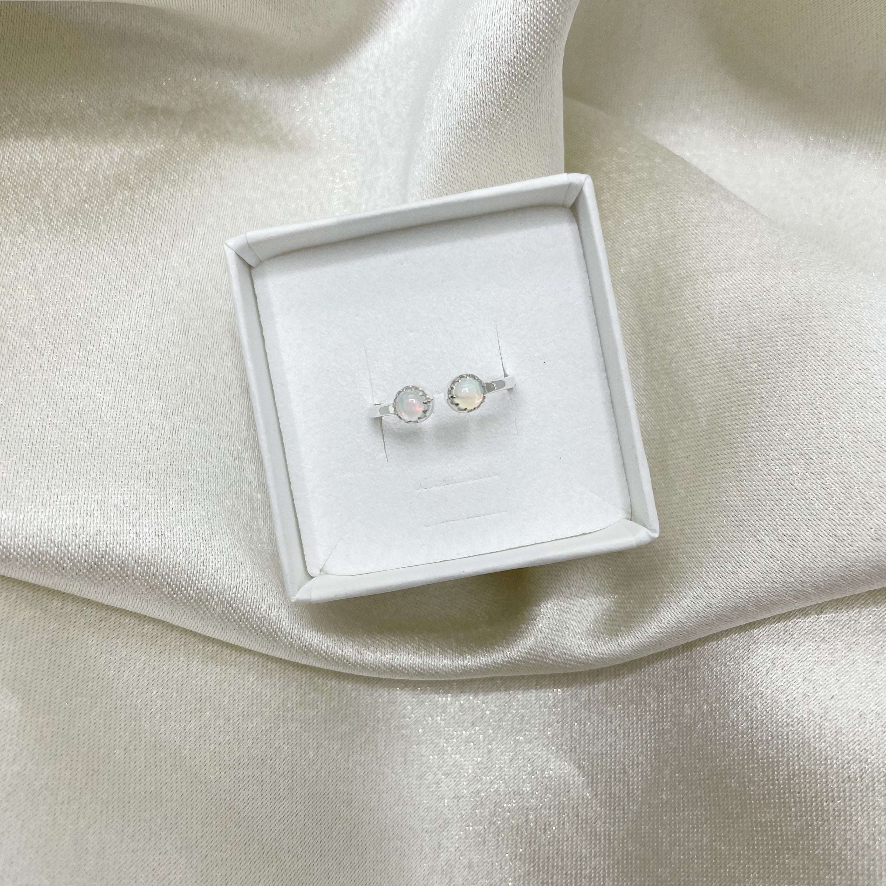 Anello Gemini - Opale e Argento 925