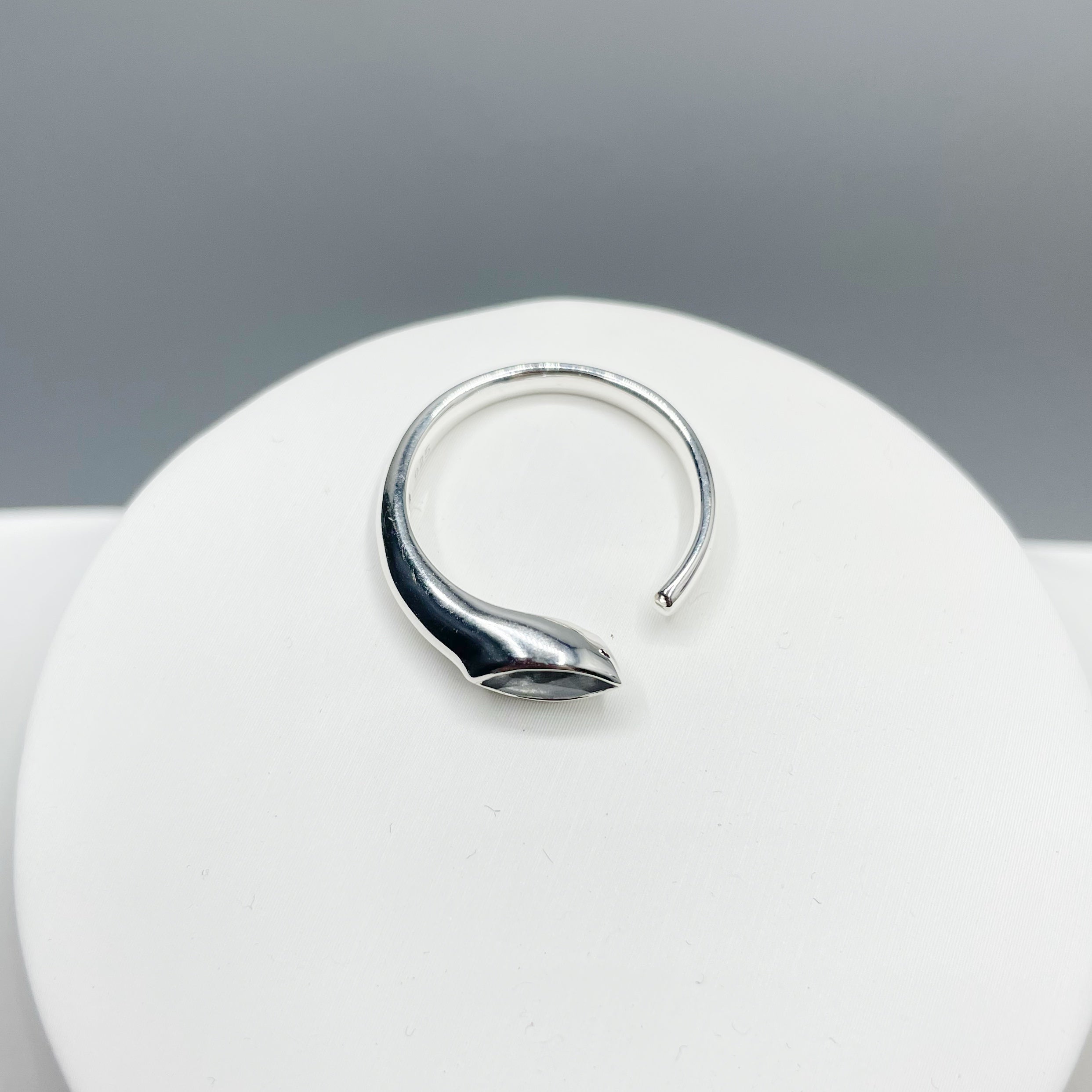 Anello Goccia Labradorite - Argento 925