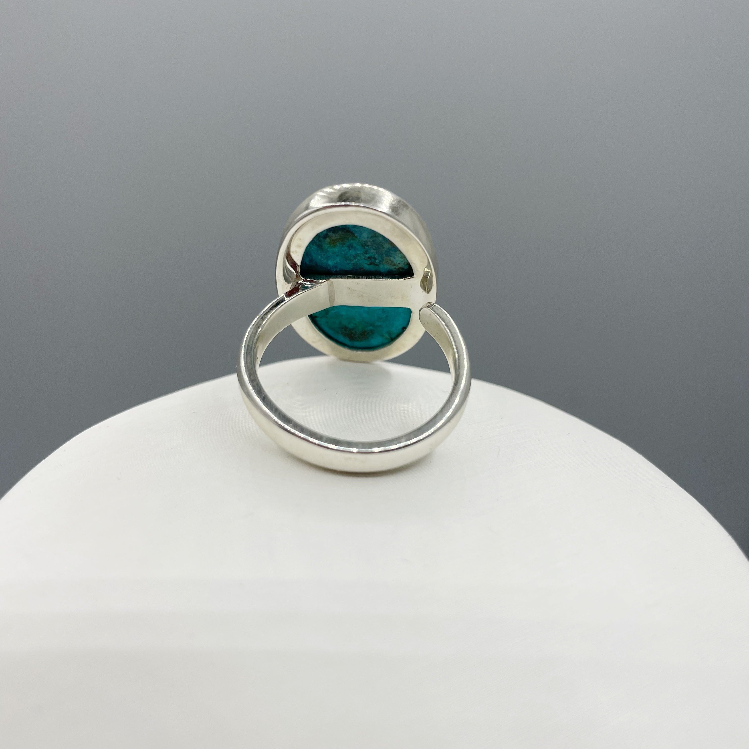Anello Shattuckite e Argento 925 - Ovale
