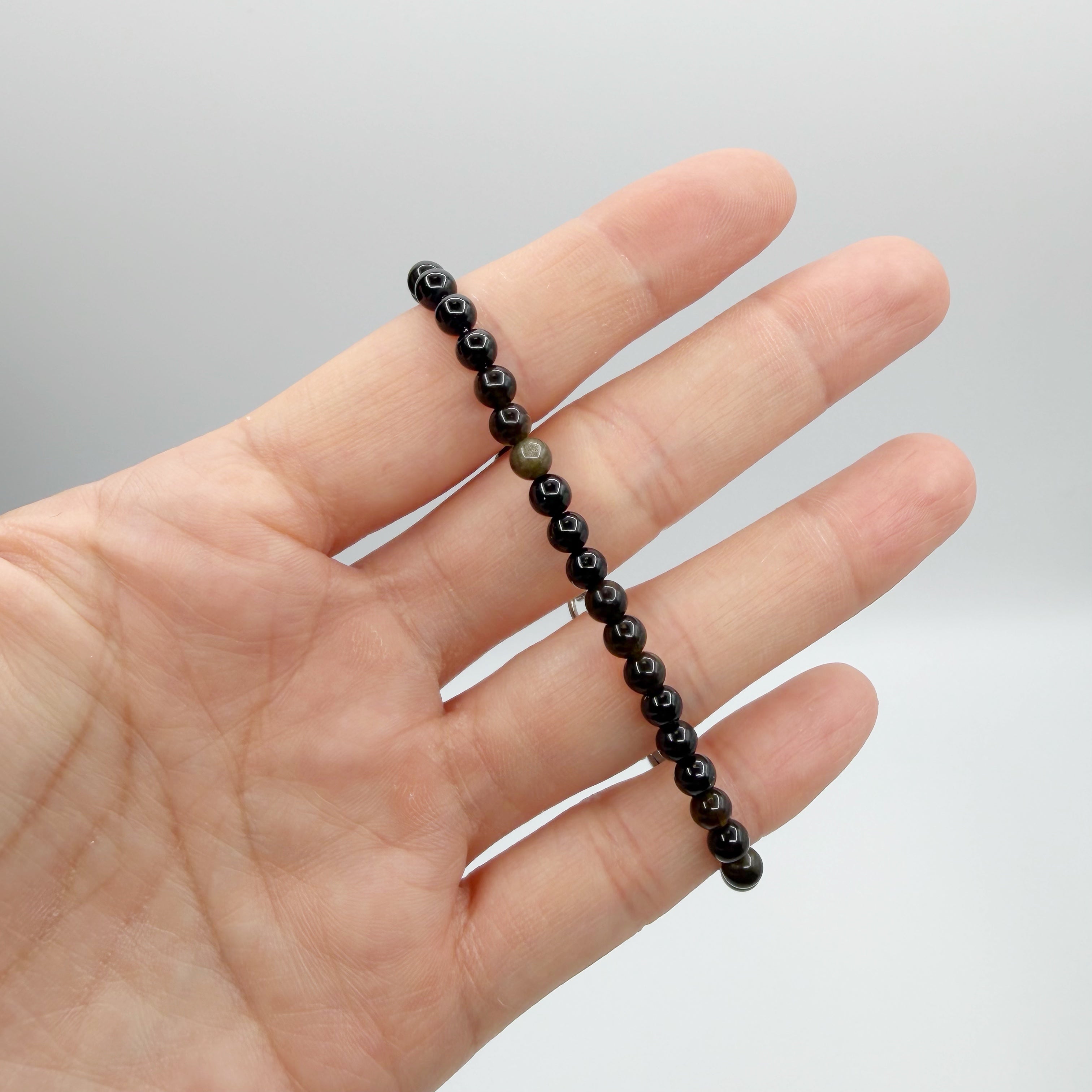 Bracciale Crystal Black - Tormalina e Ossidiana