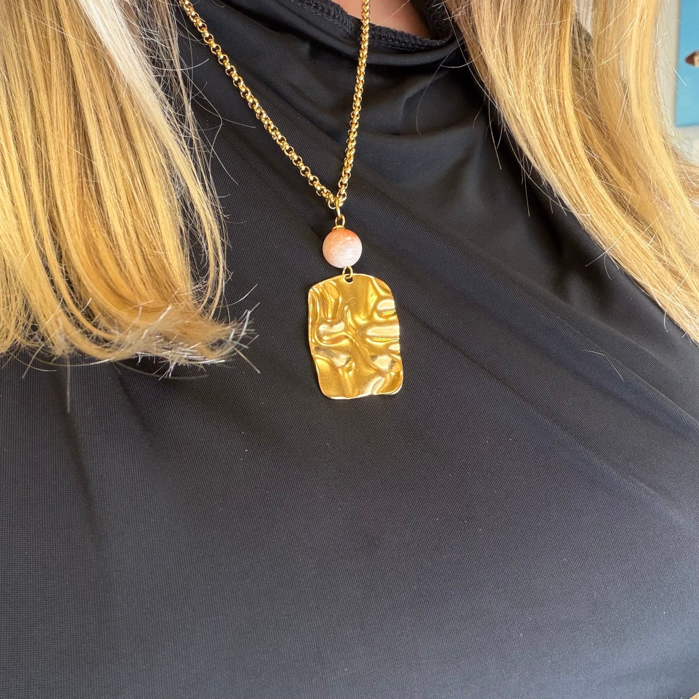 Ciondolo Successo e Fortuna - Pietra del Sole - GOLD