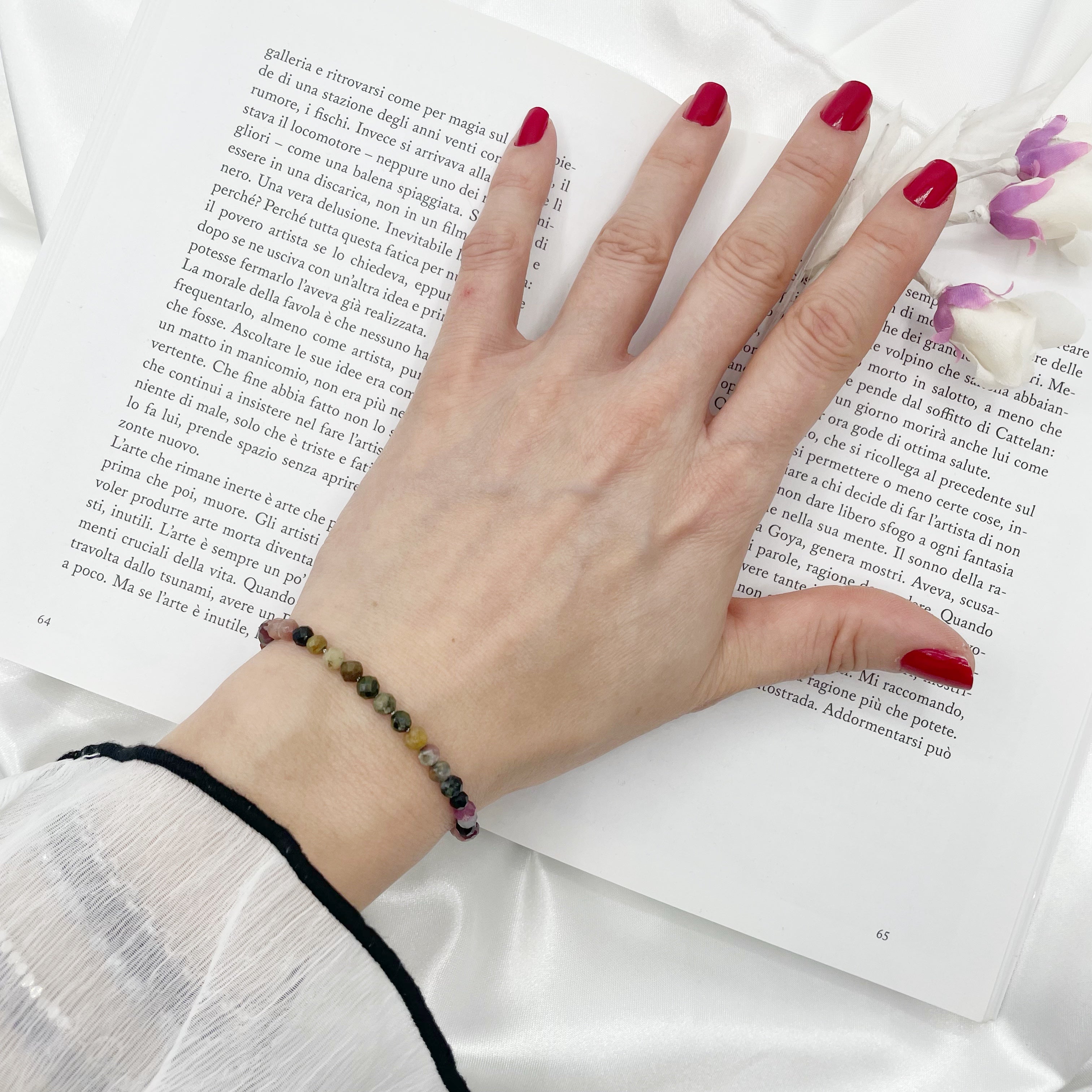 Braccialetto Tormalina Policroma sfaccettata